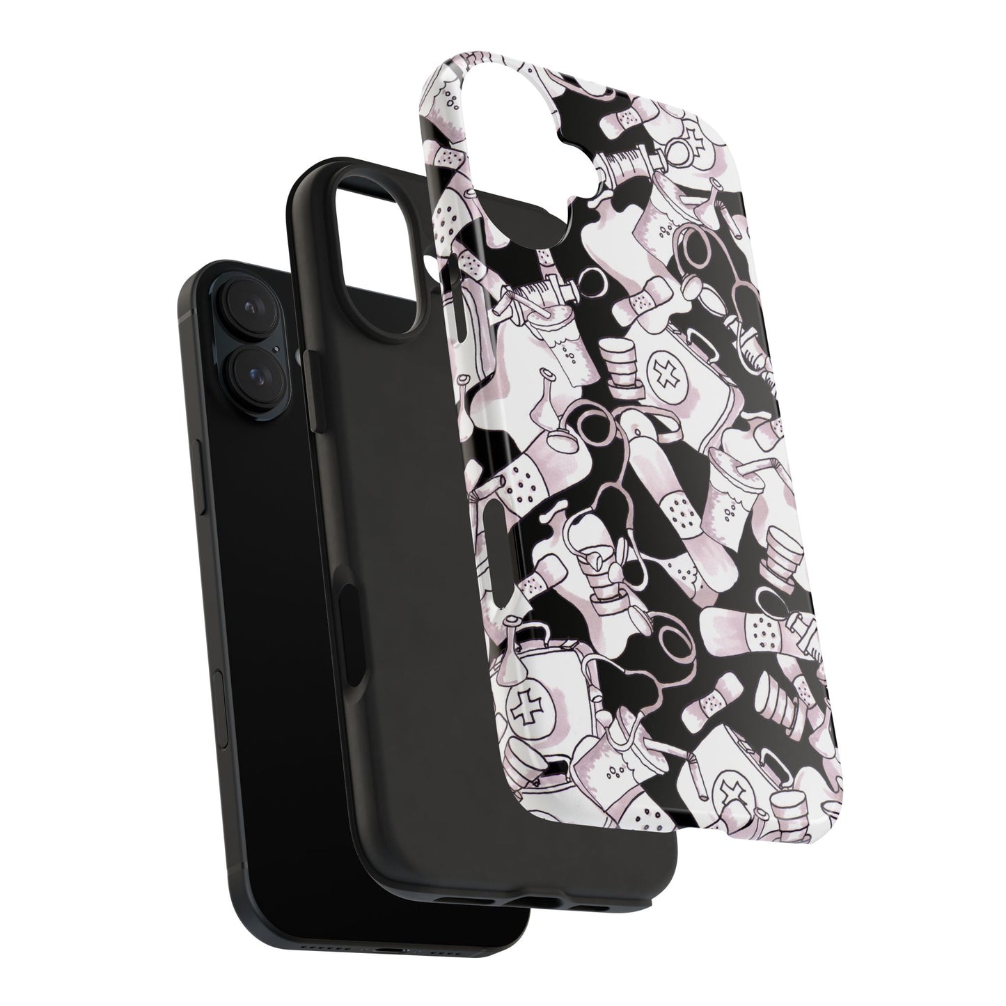 Med Stuff Black Phone Case