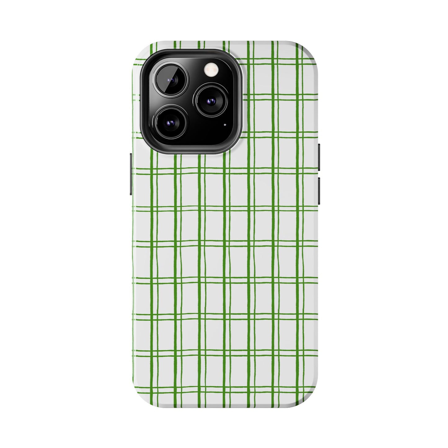 Kitchen Plaid White / Green Phone Case