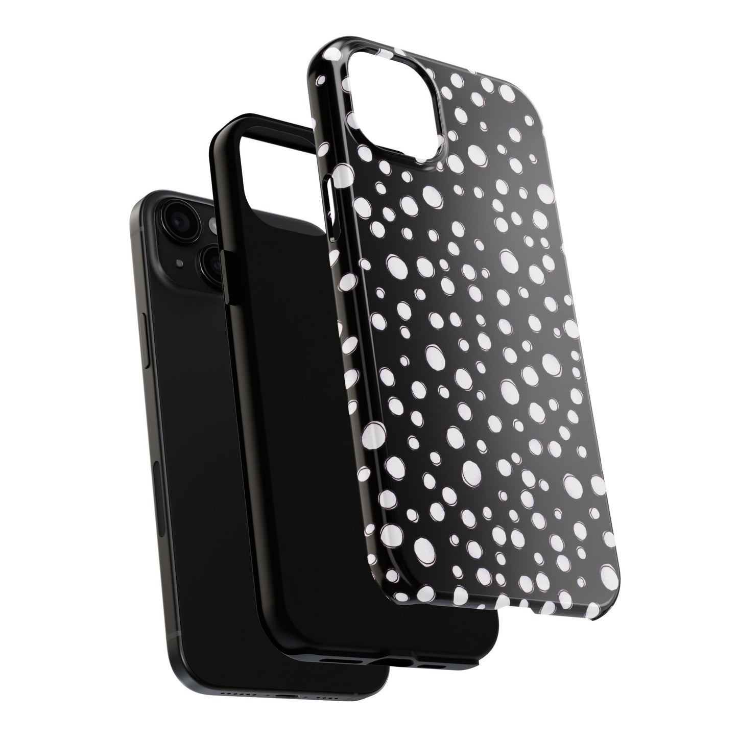 Pot Dots Black Phone Case