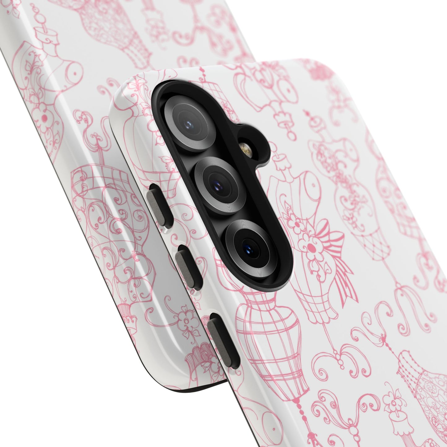 Mannequinique White / Pink Phone Case