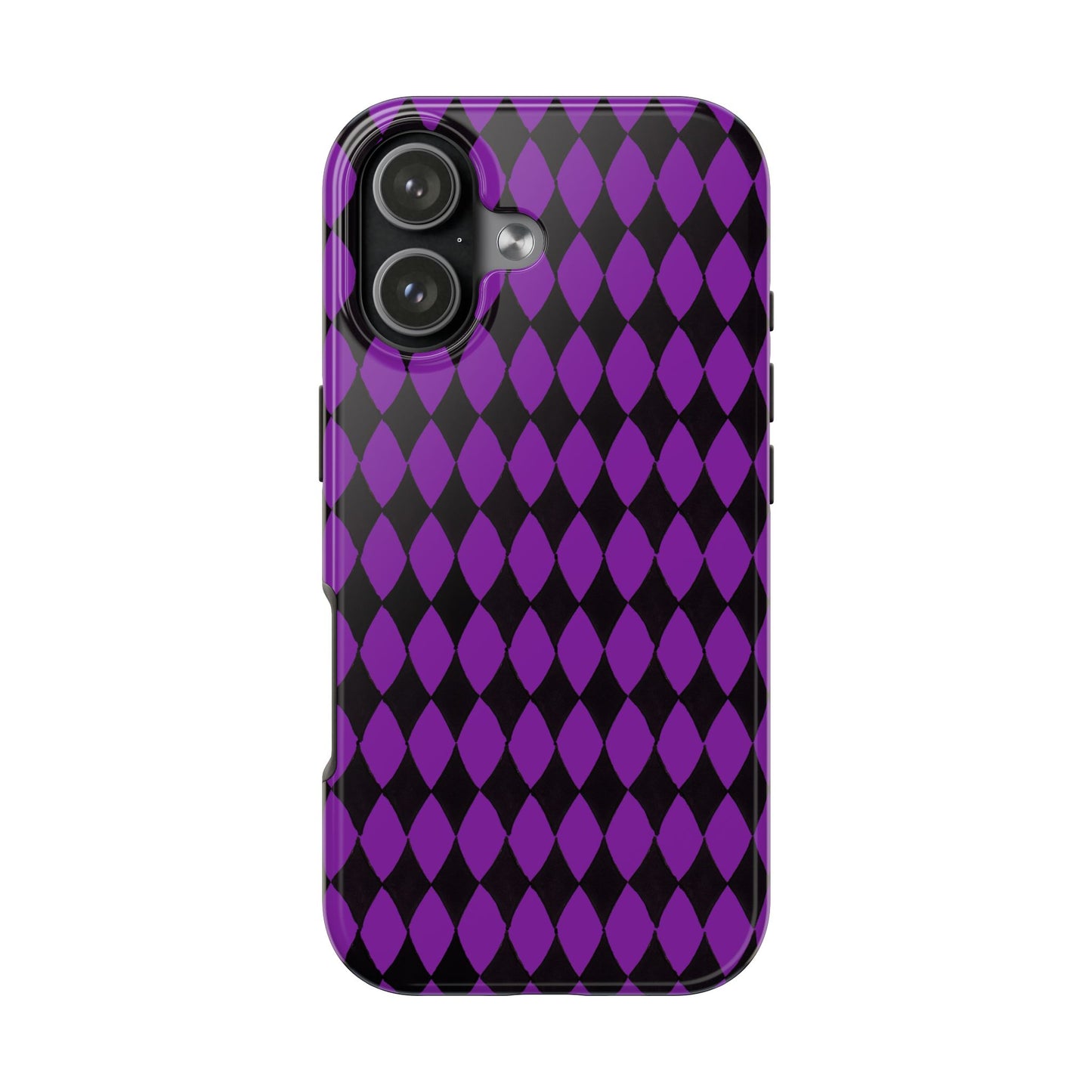 Diamond Purple / Black Phone Case