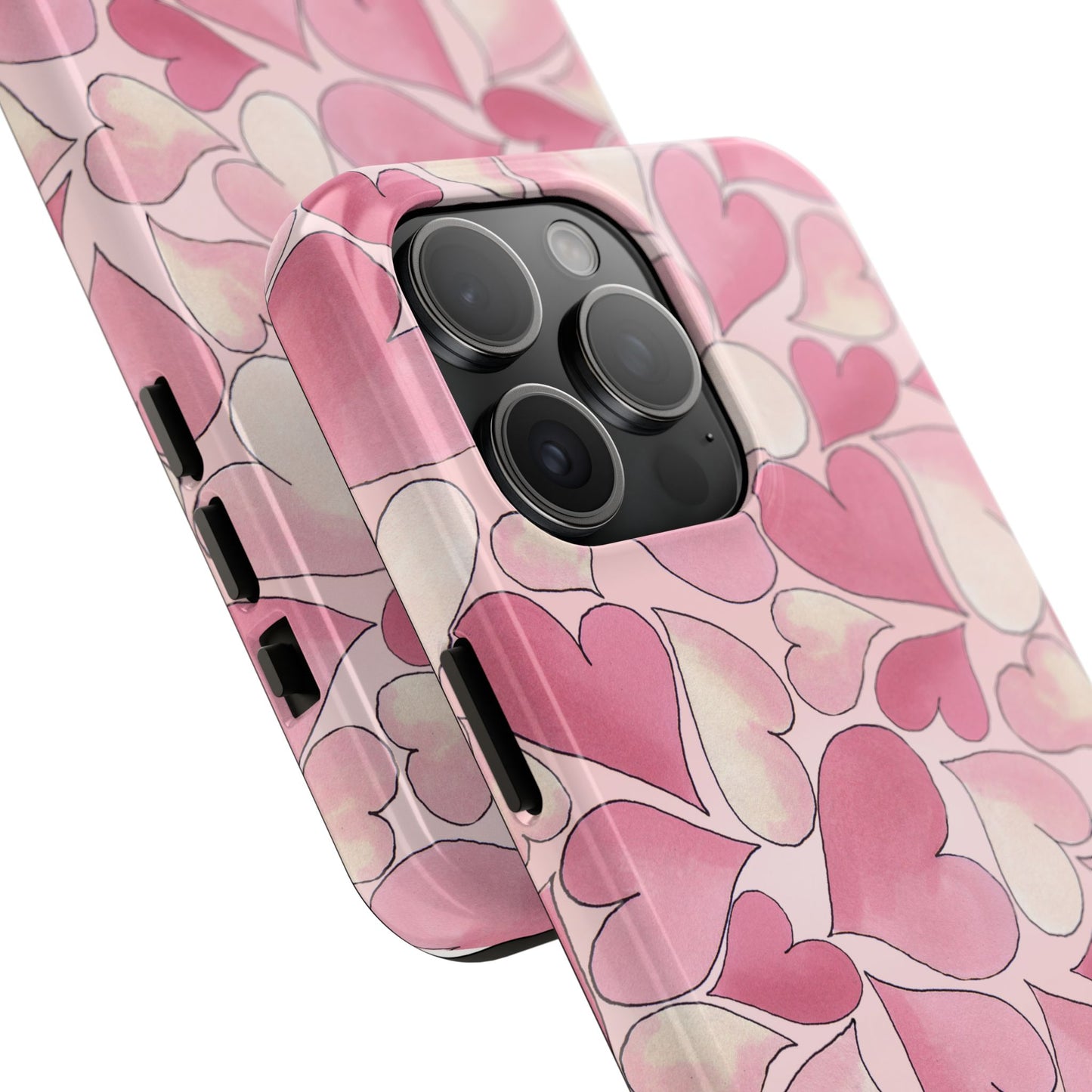 Hearts Pink Sky Phone Case