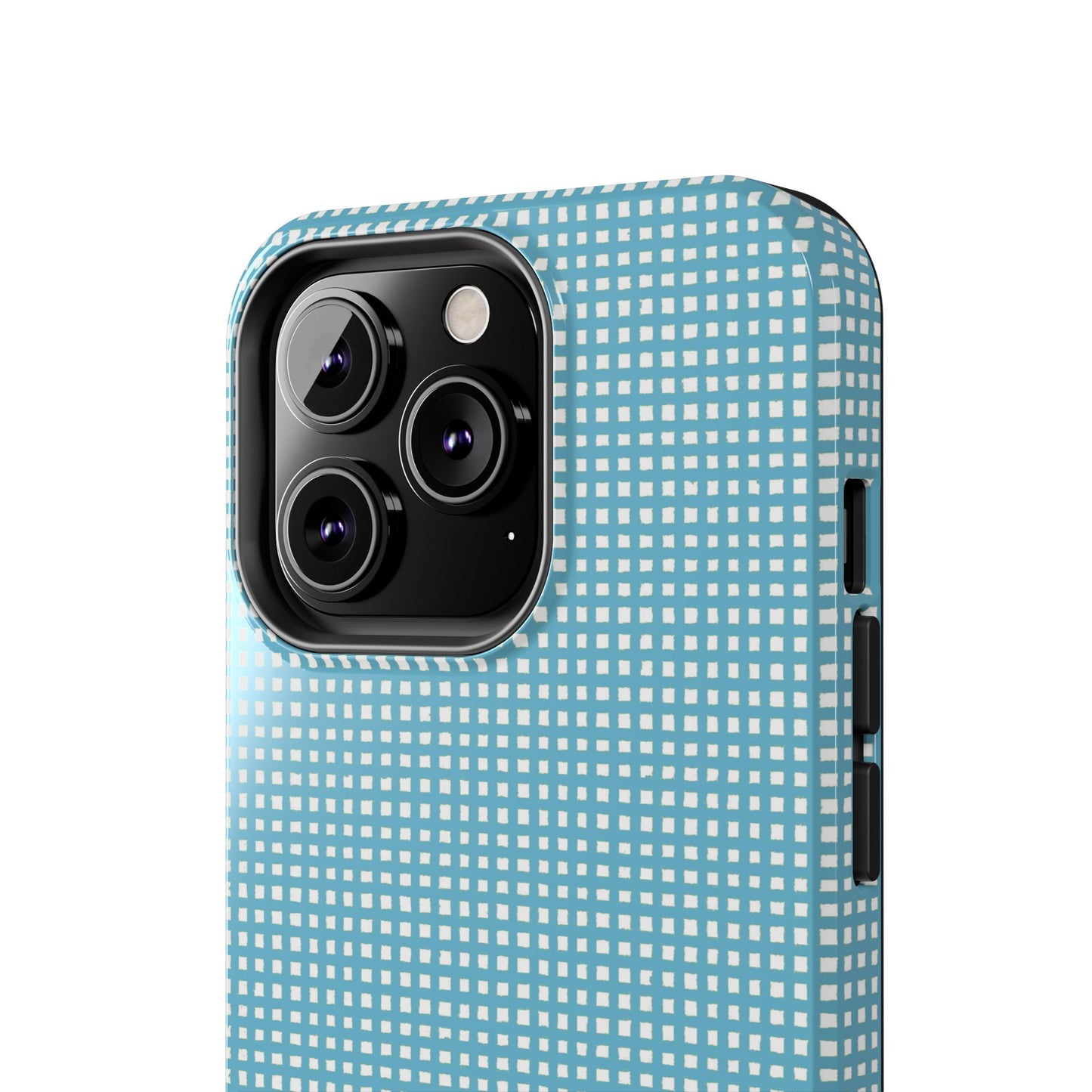 Chipper Check Turquoise Phone Case