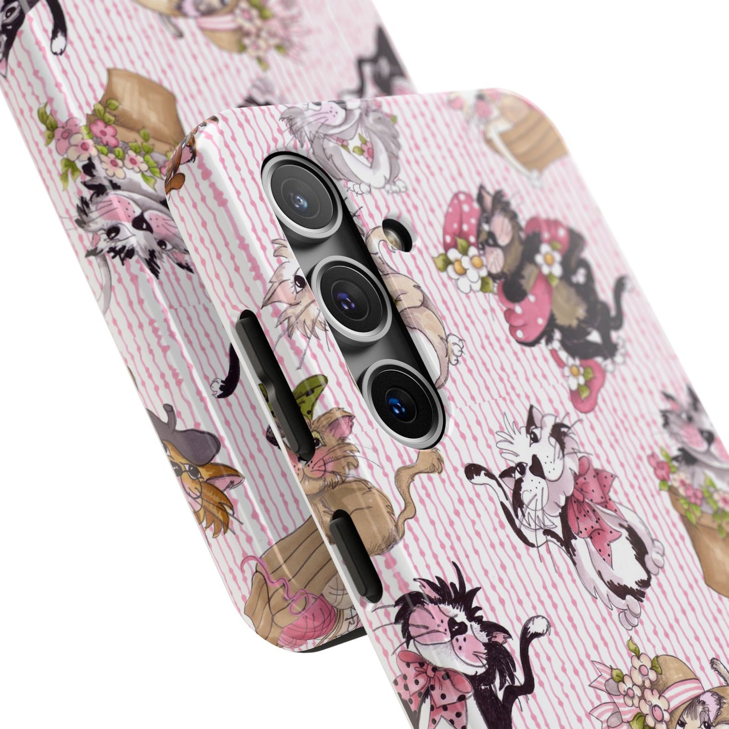 Fancy Cats Pink Phone Case