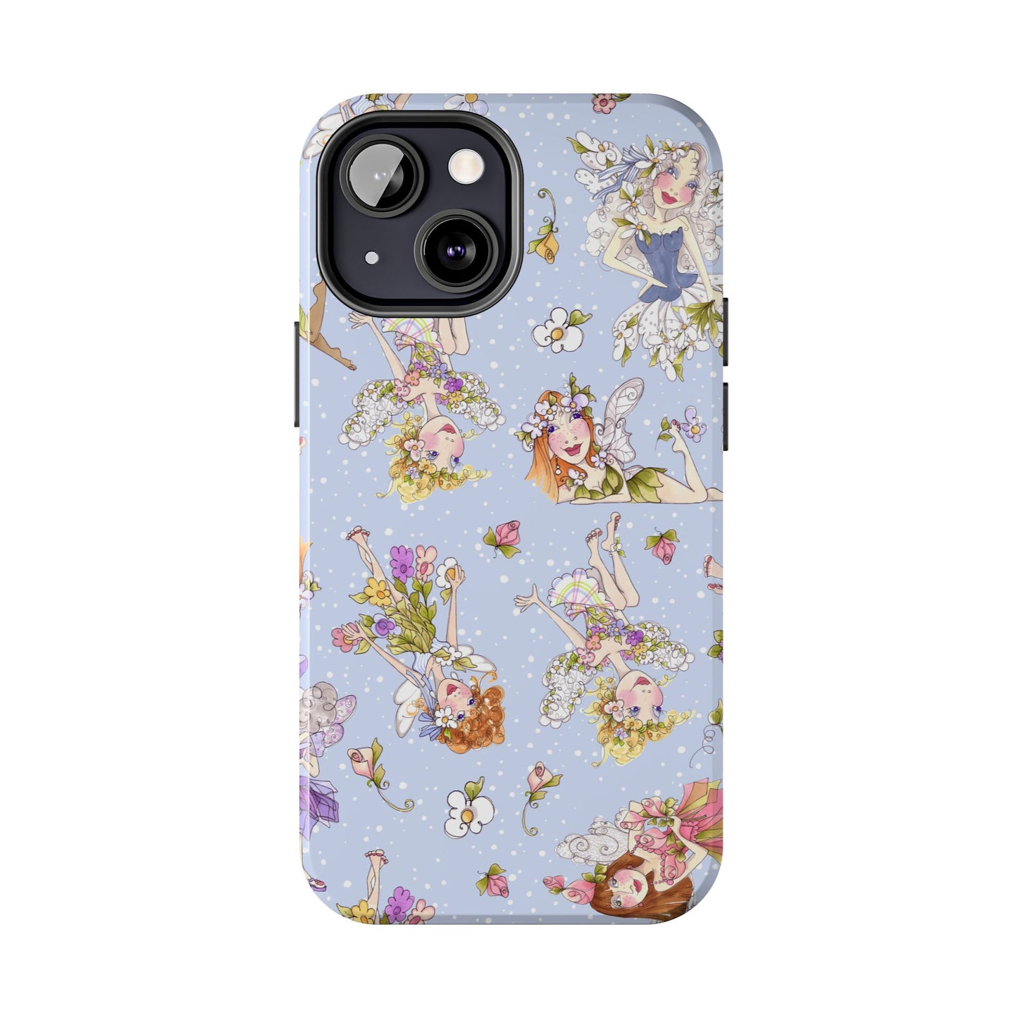 Tossed Fairies Blue Phone Case