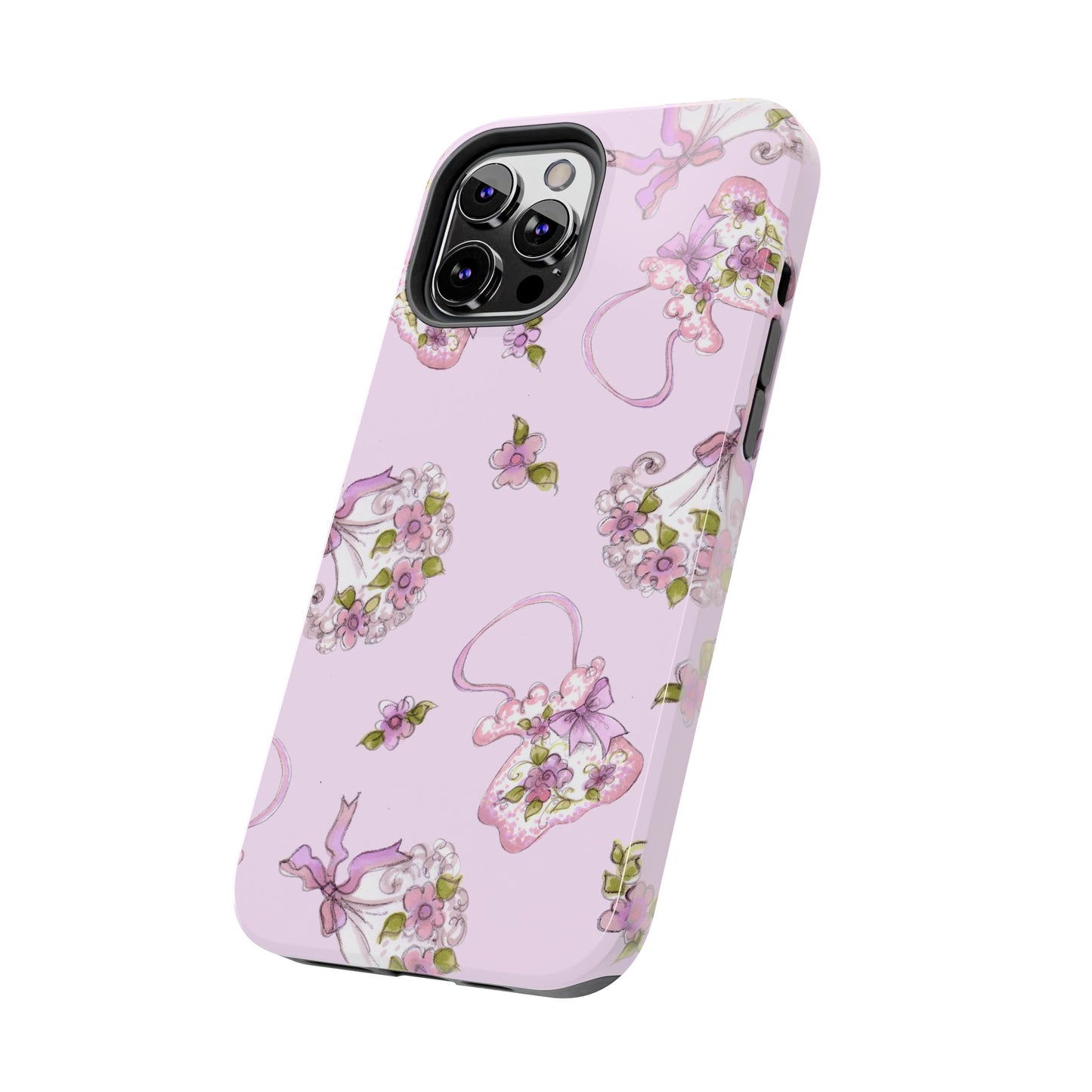 Flower Model Hand Bag Phone Case