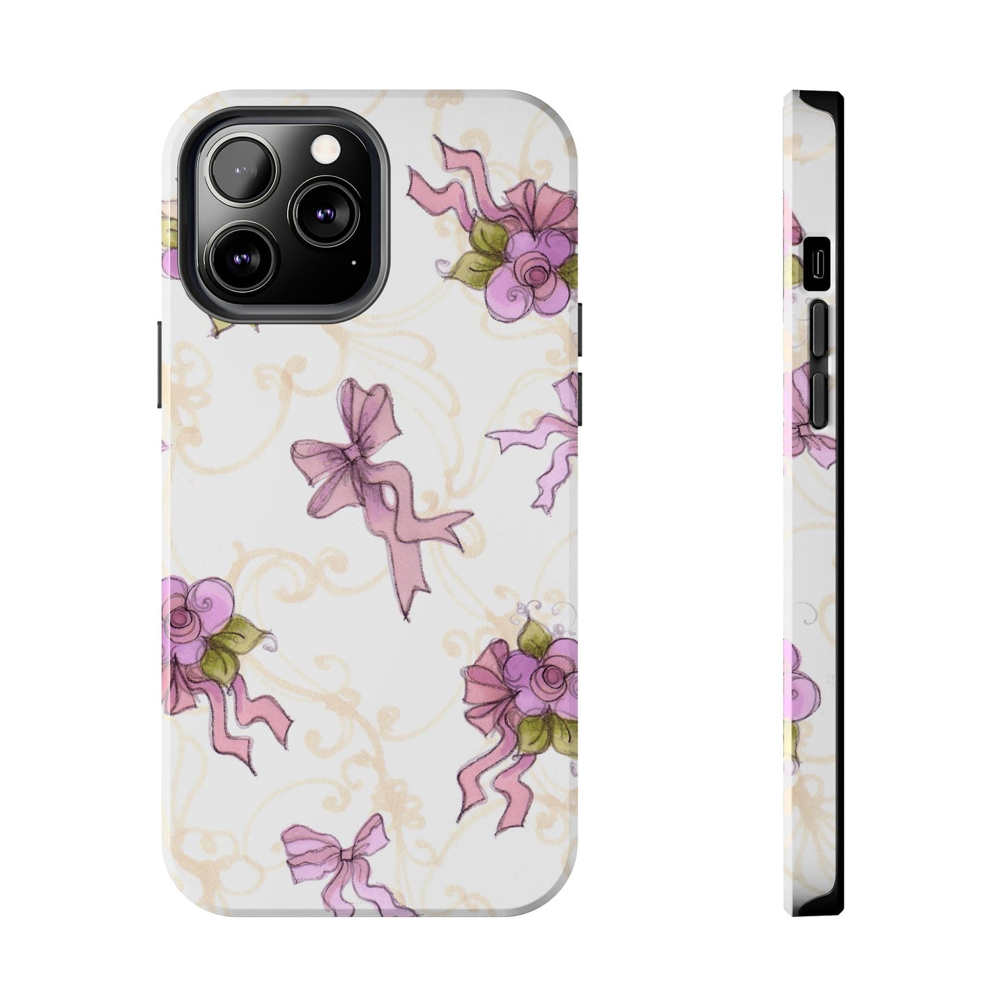 Flower Model Bow Flowers Phone Case