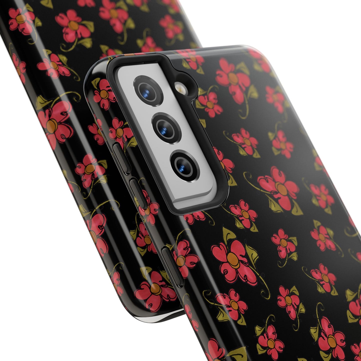 Daisy Caper Black Phone Case