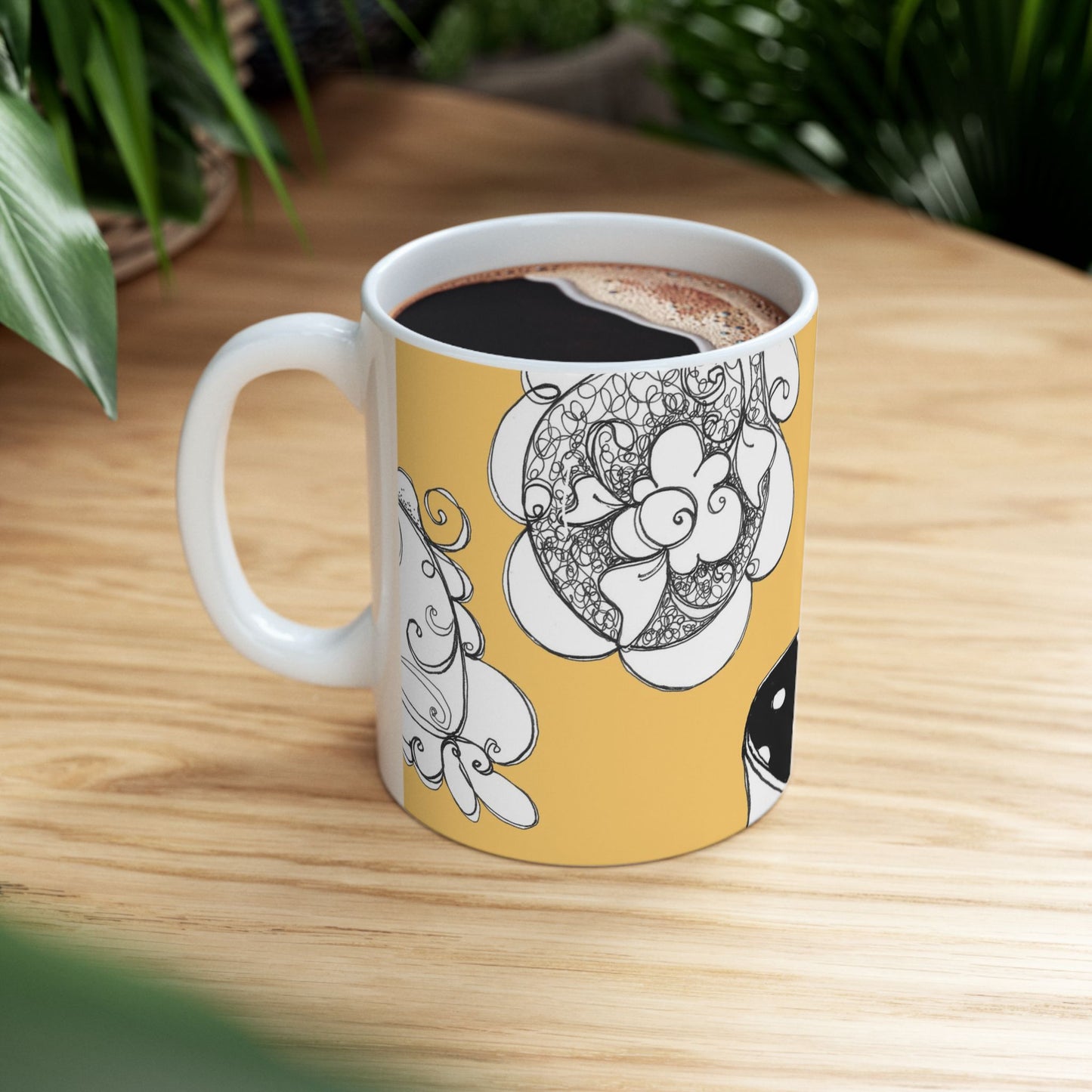 Bistro Chairs Yellow Cup