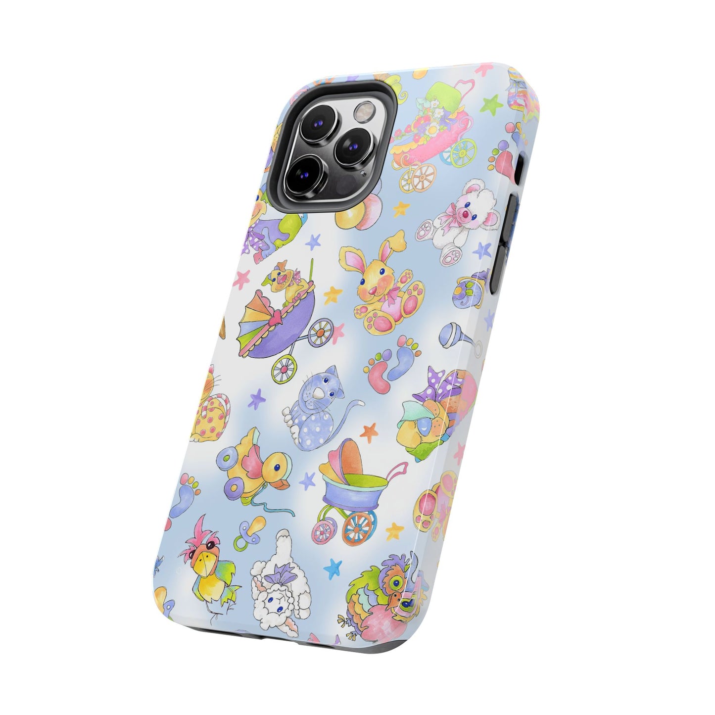 Busy Baby Blue Sky Phone Case