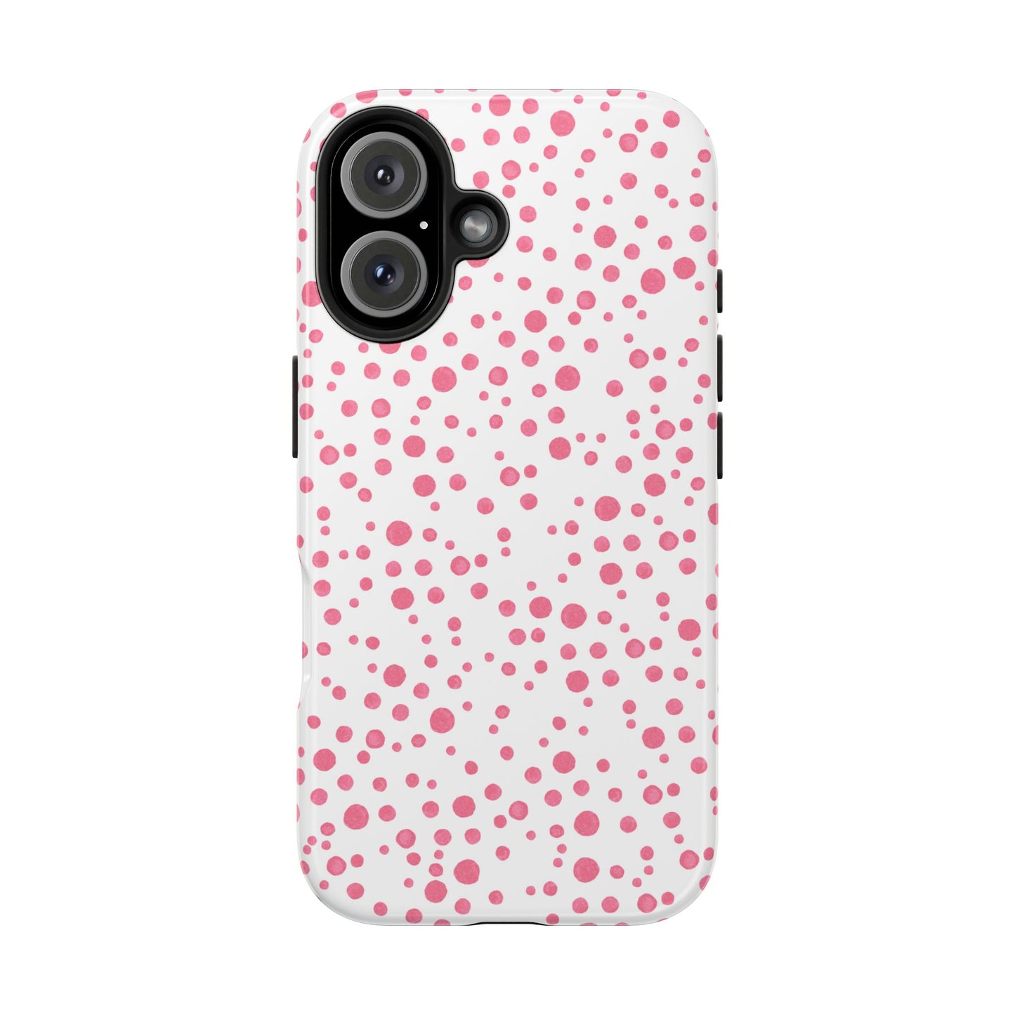 Balloon Dots White / Pink Phone Case