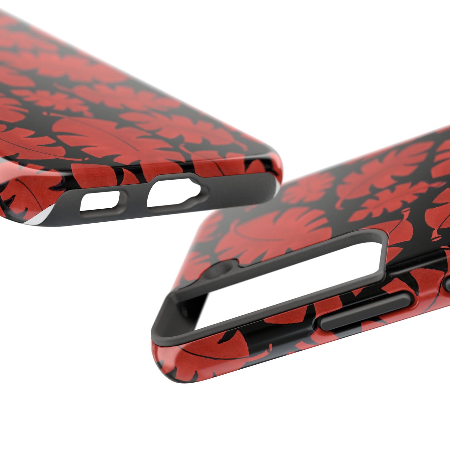 Red Bananas Black Phone Case