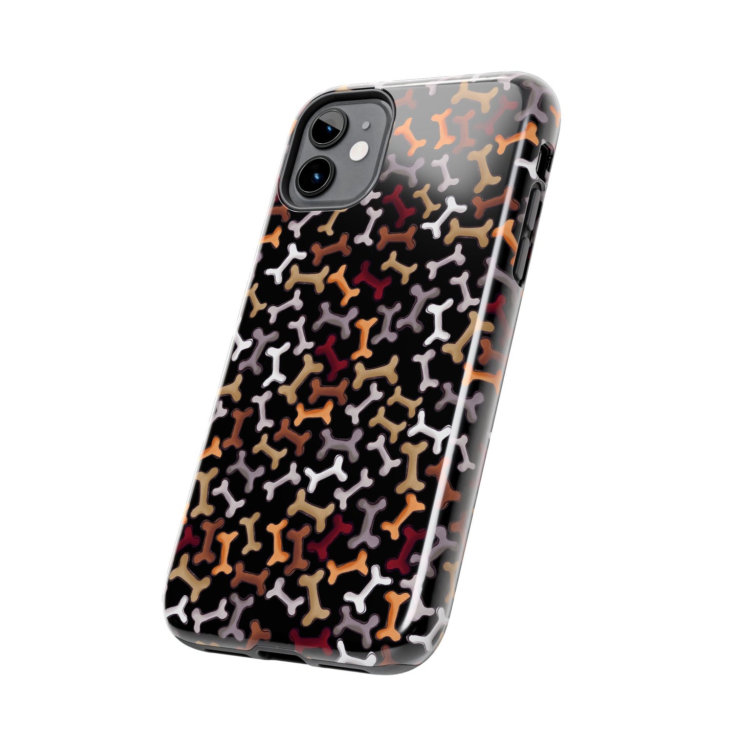 Dog Bones Black Phone Case