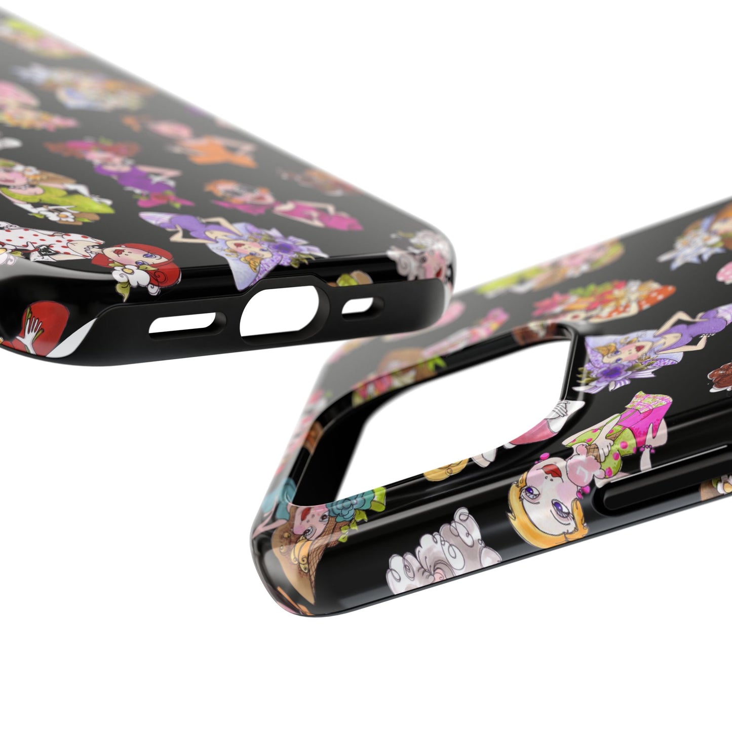 Fast Women Tossed Black Phone Case