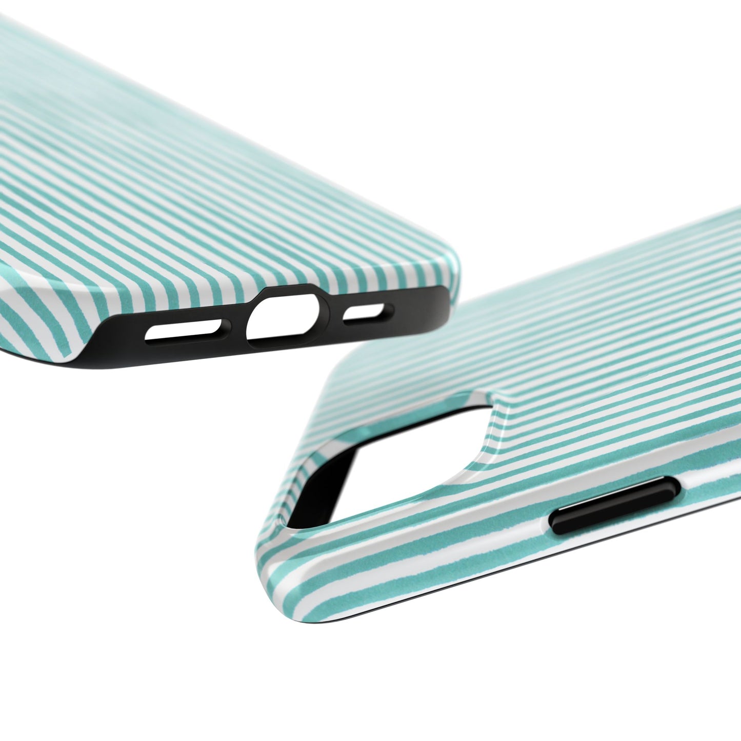 Lazy Stripe Turquoise Phone Case