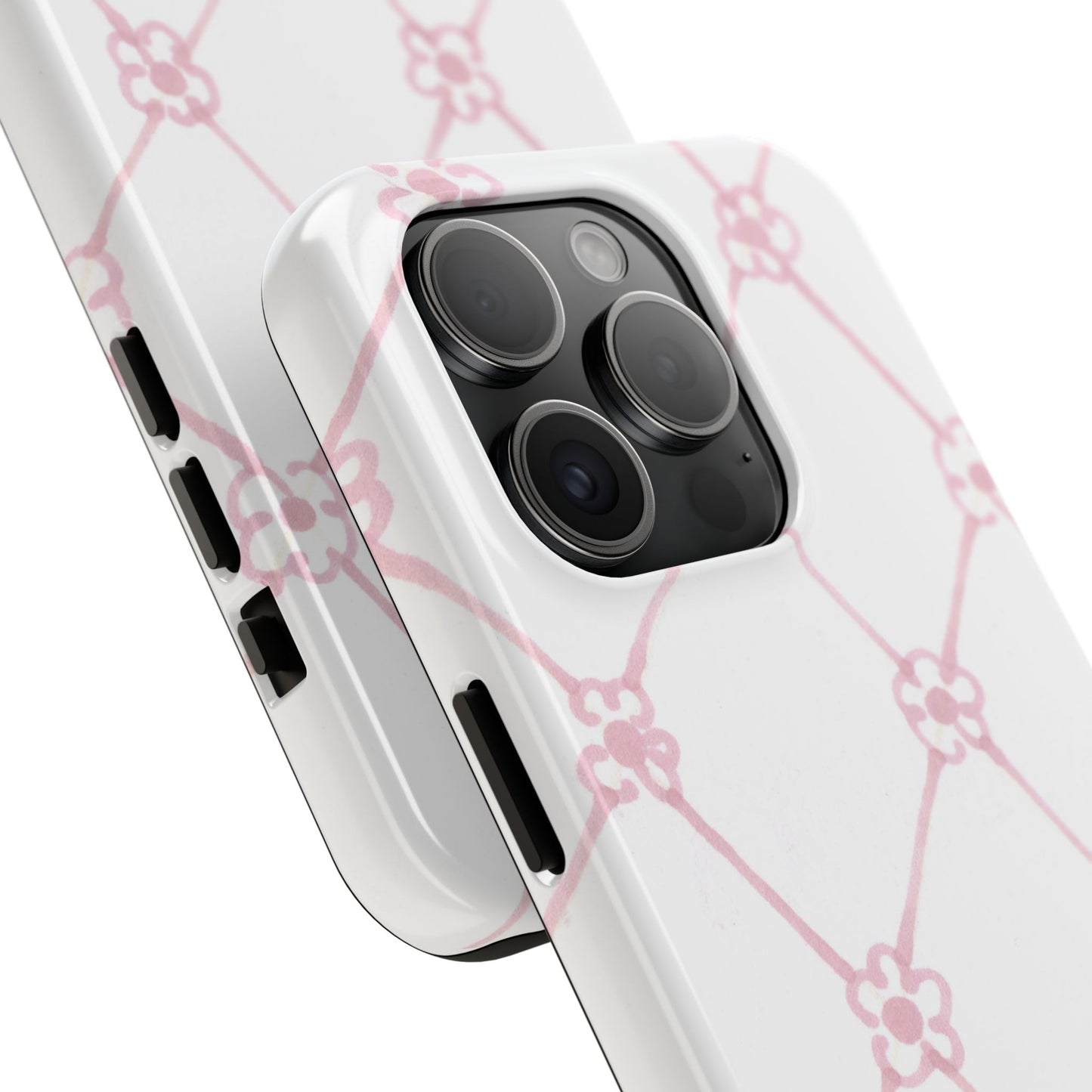 Flower Model Scroll Phone Case