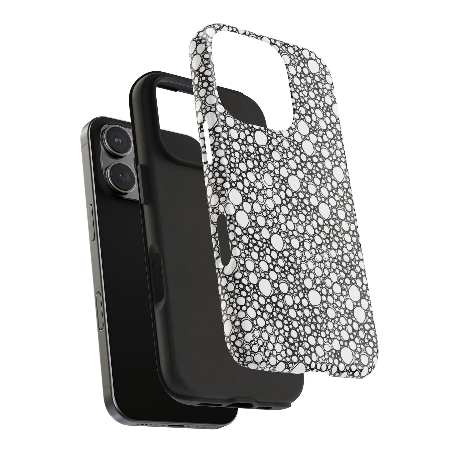 Air Bubbles Black Phone Case