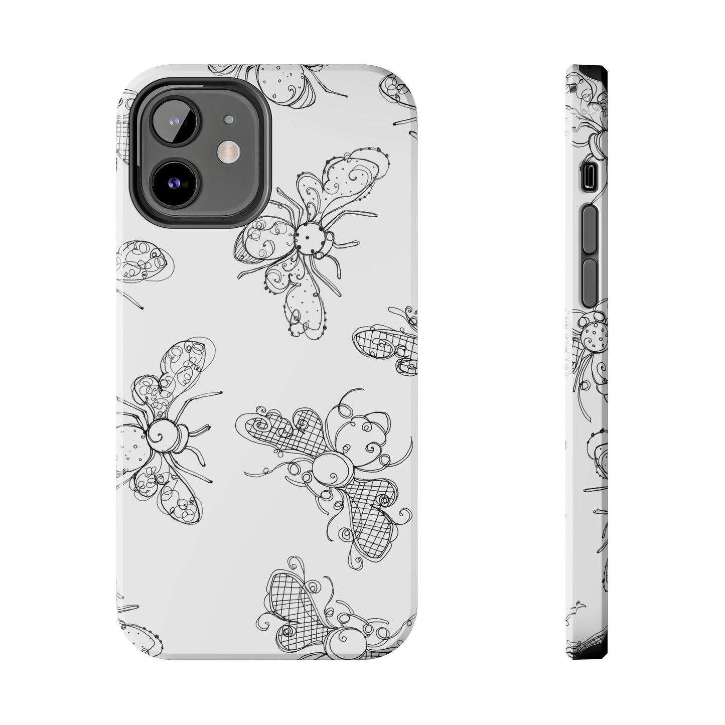 Busy Bees White Phone Case