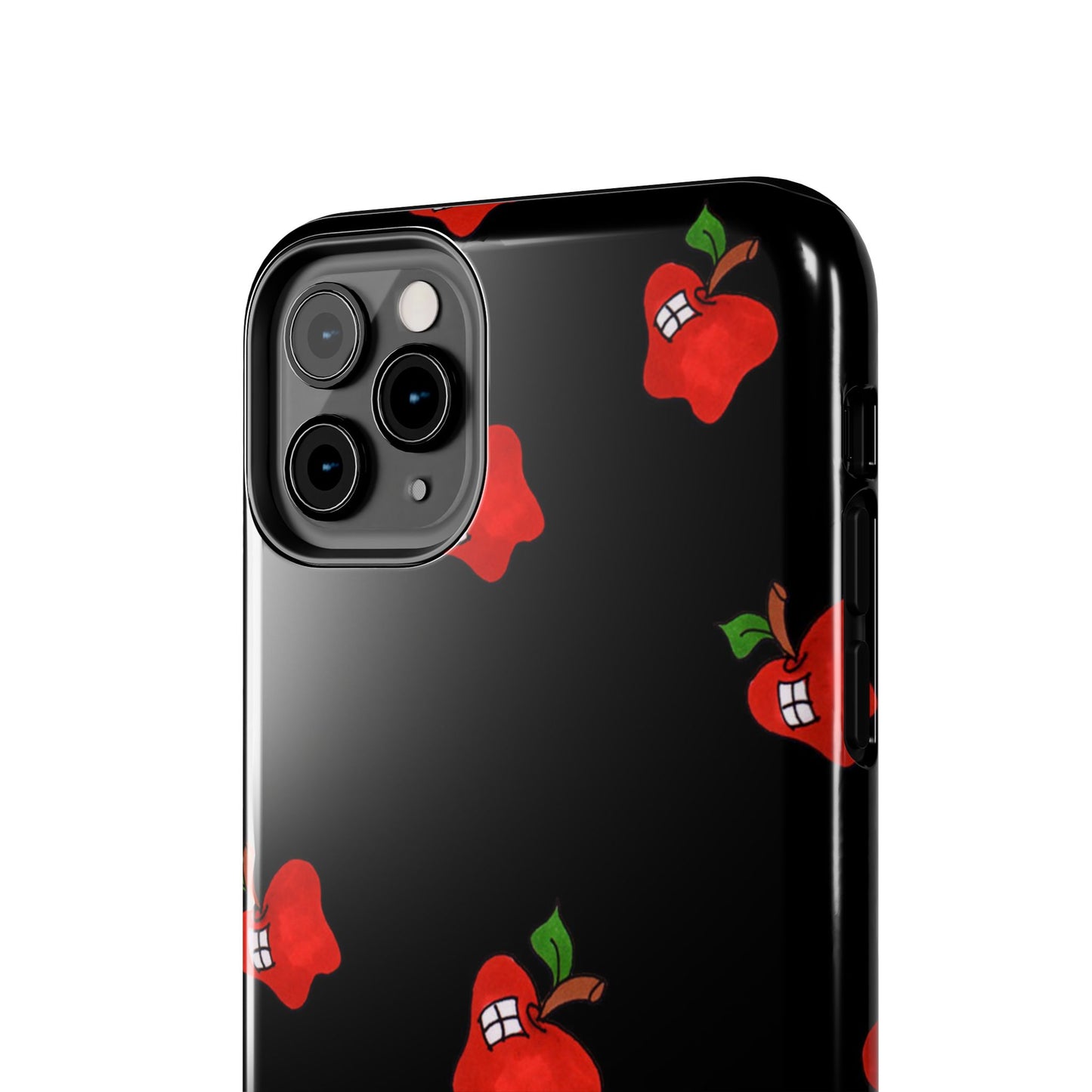 Flying Apples Black Phone Case