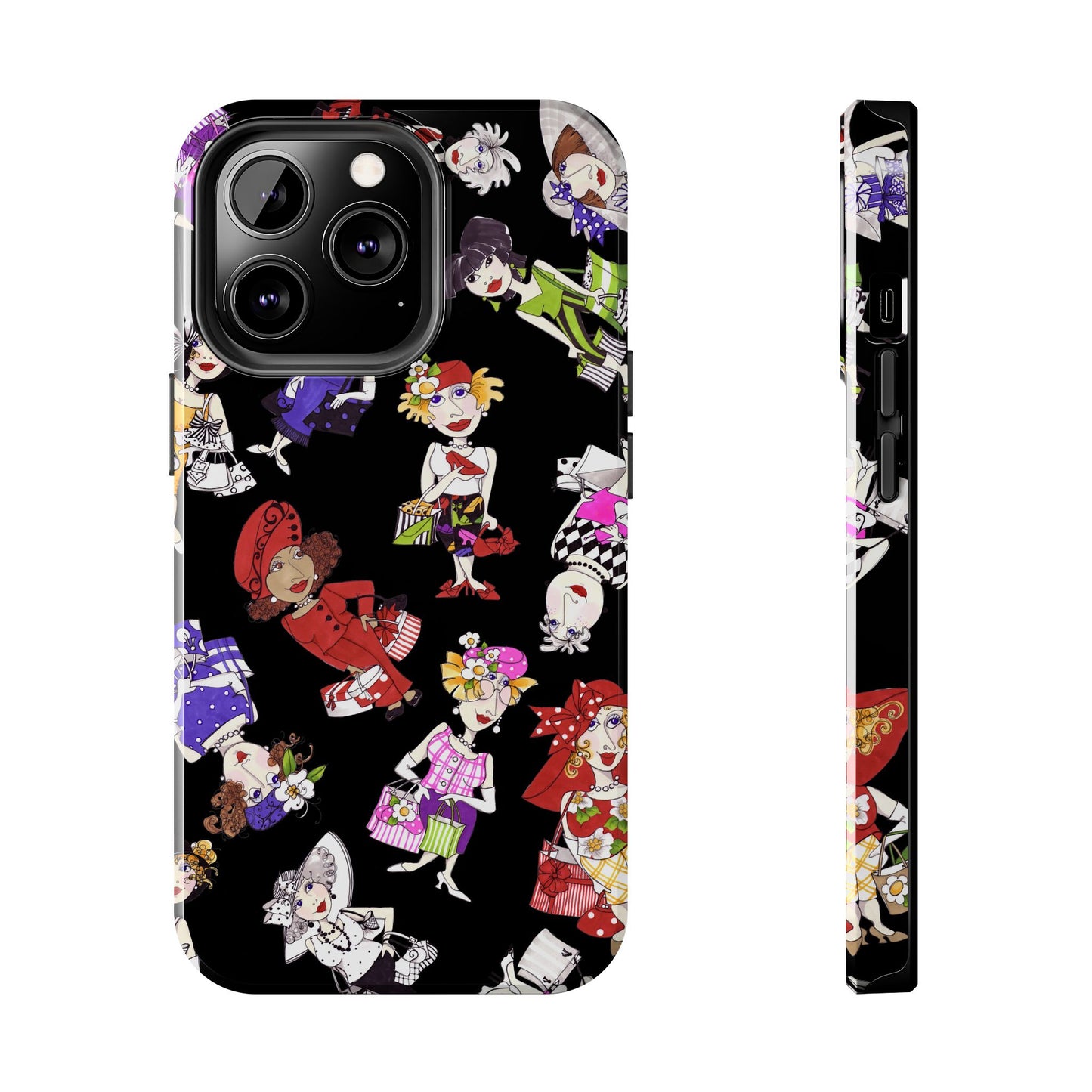 Gone Shopping Tossed Black Phone Case