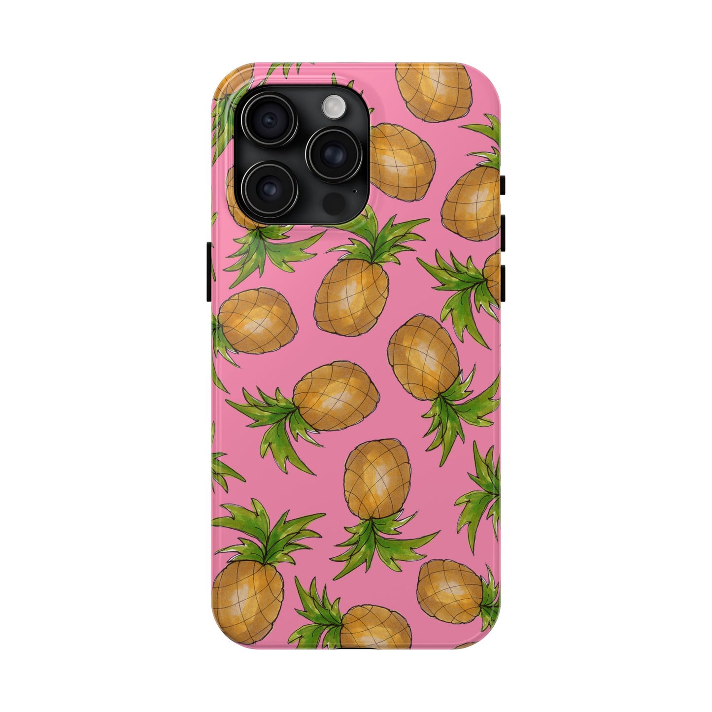 Pineapple Toss Pink Phone Case
