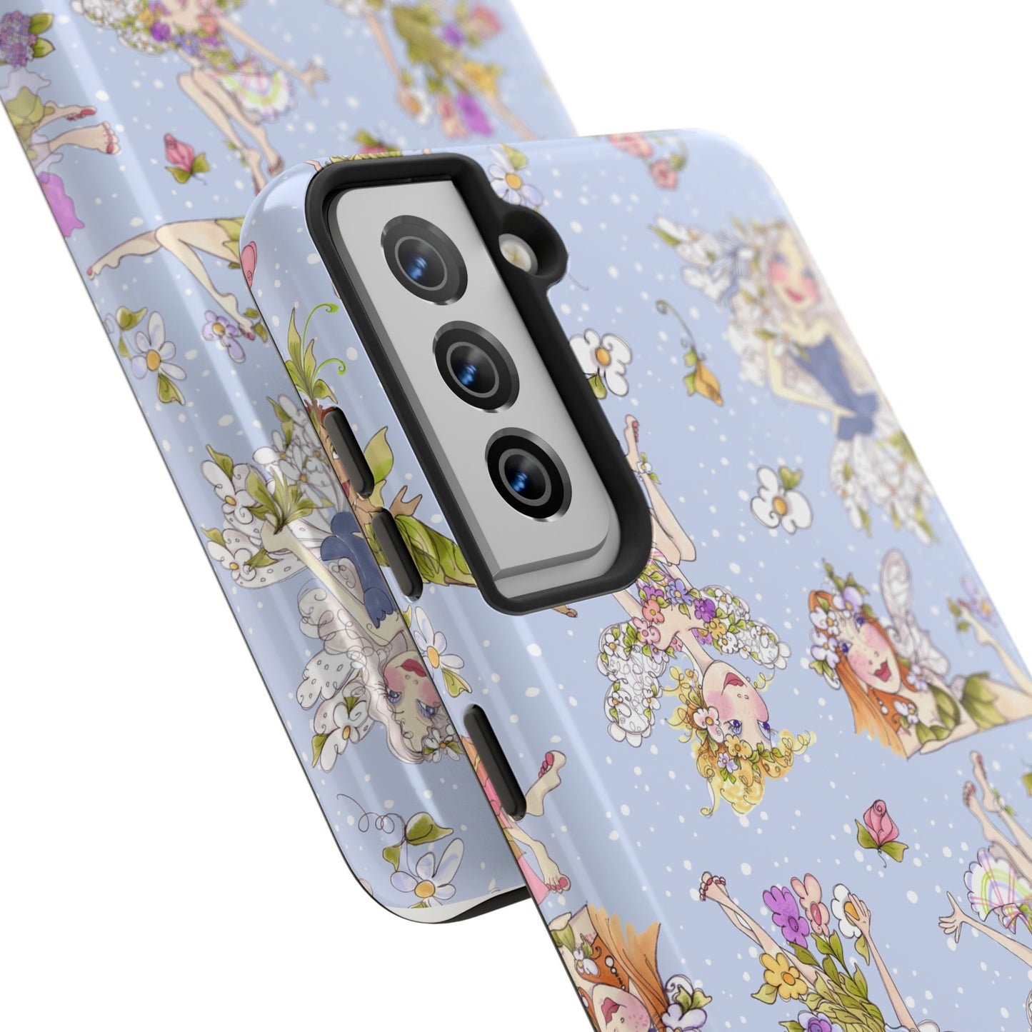 Tossed Fairies Blue Phone Case