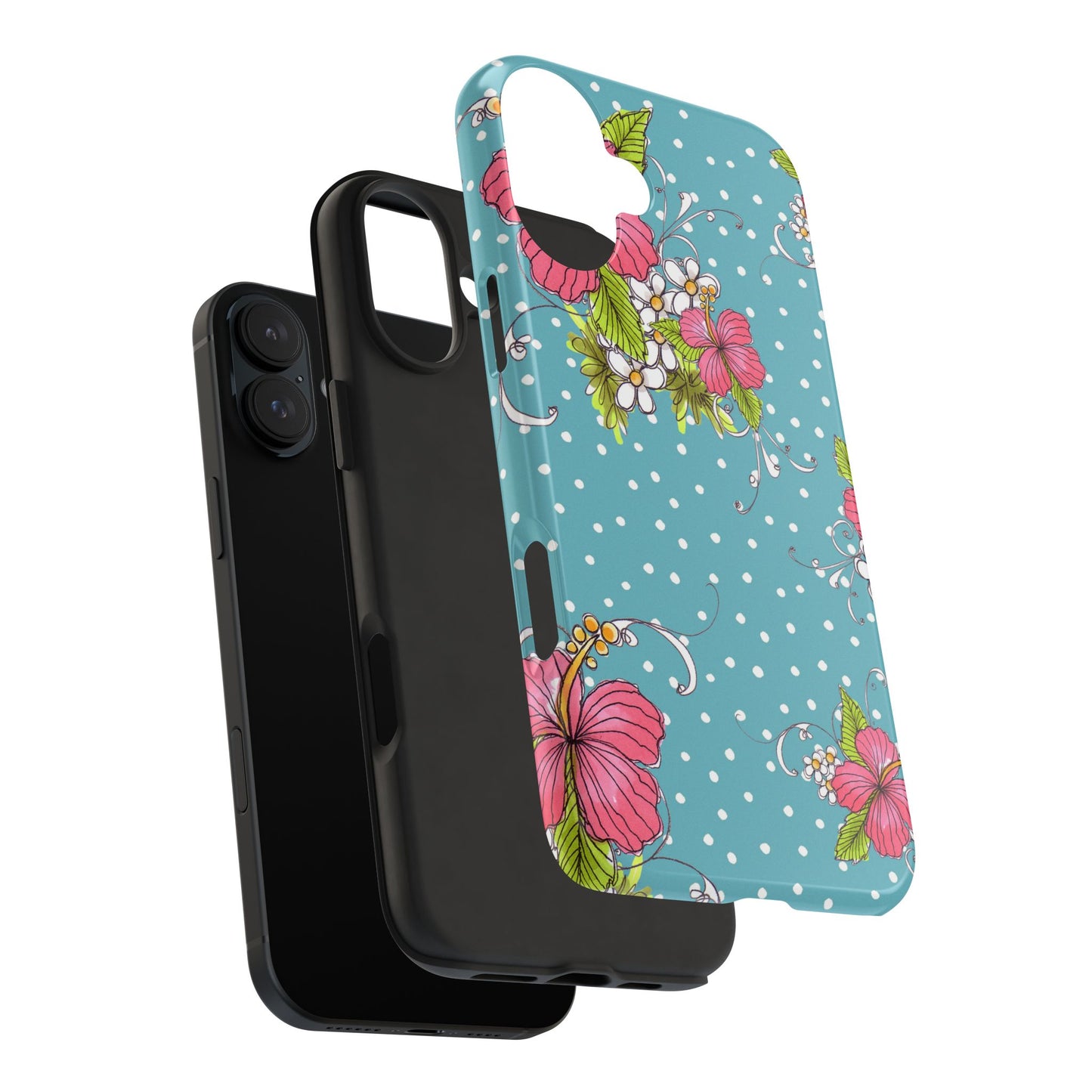 Lady Luau Turquoise Phone Case