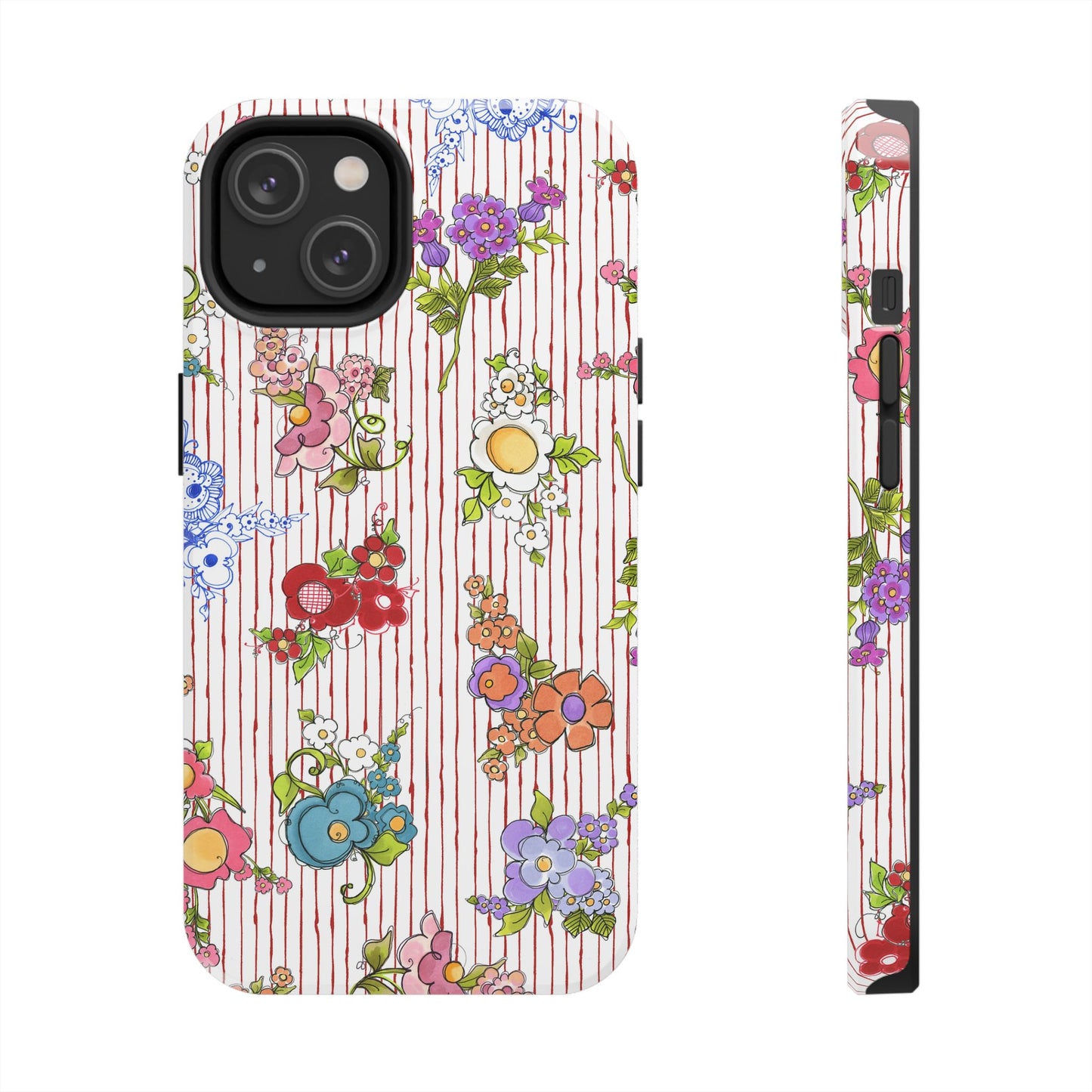 Mixed Bouquets Red / White Phone Case
