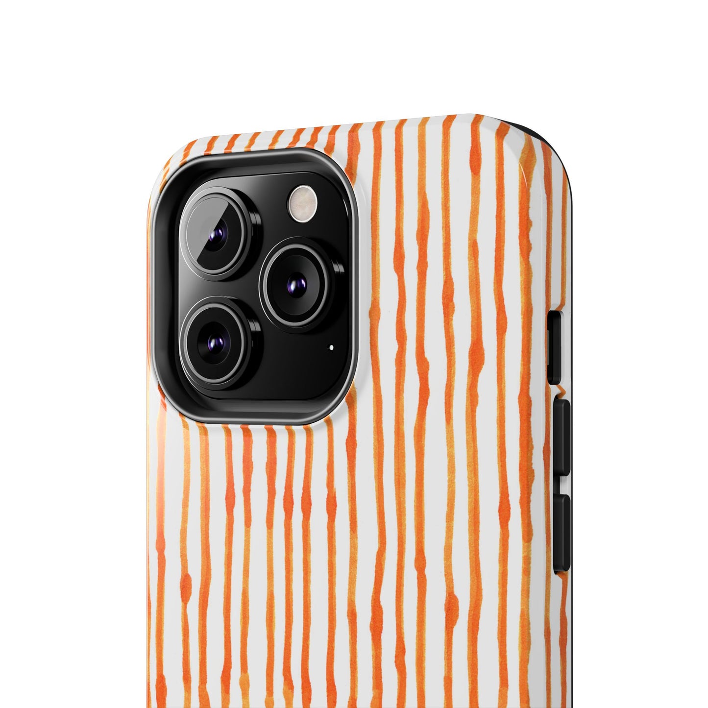 Faux Seersucker Orange / White Phone Case