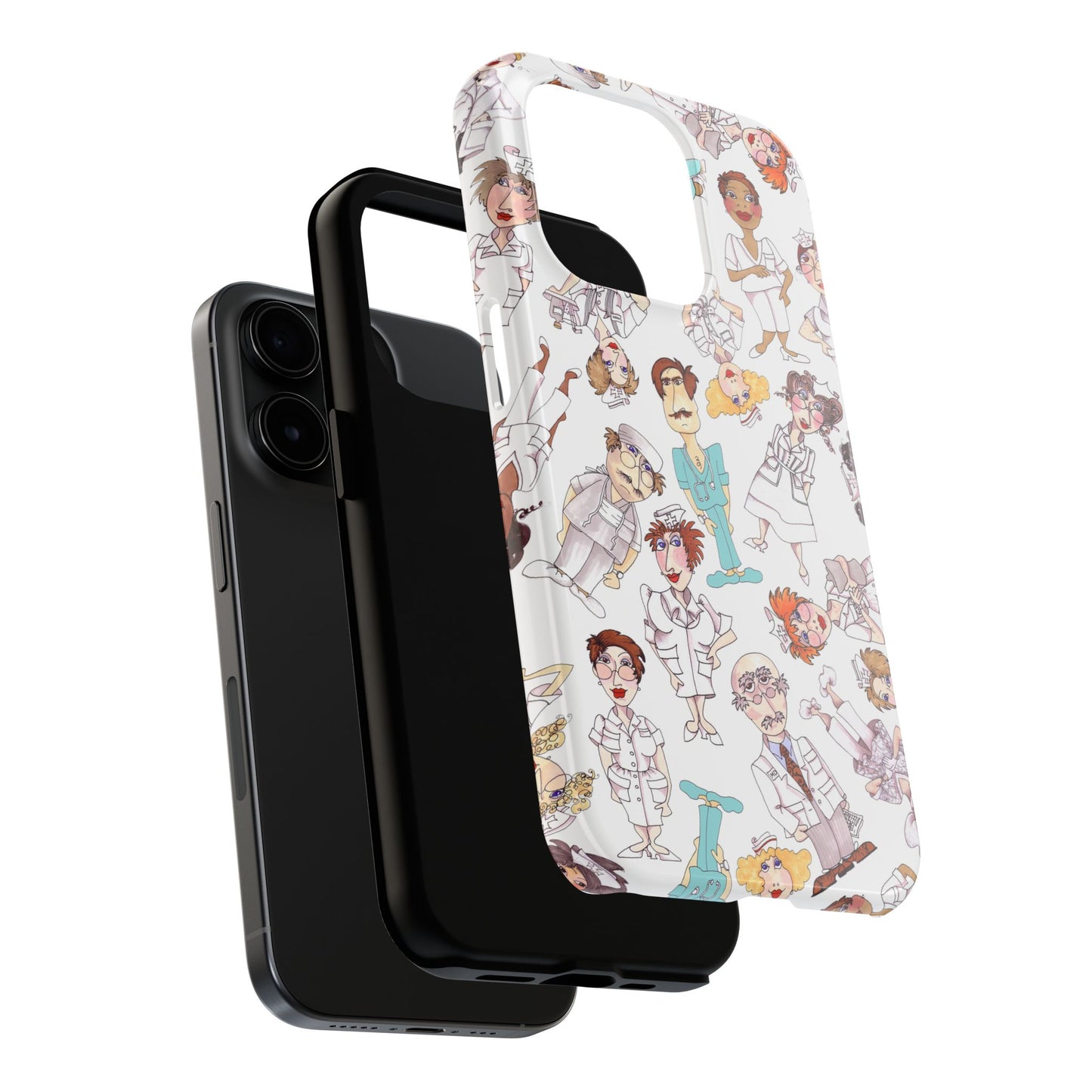 Happy Staff White Phone Case