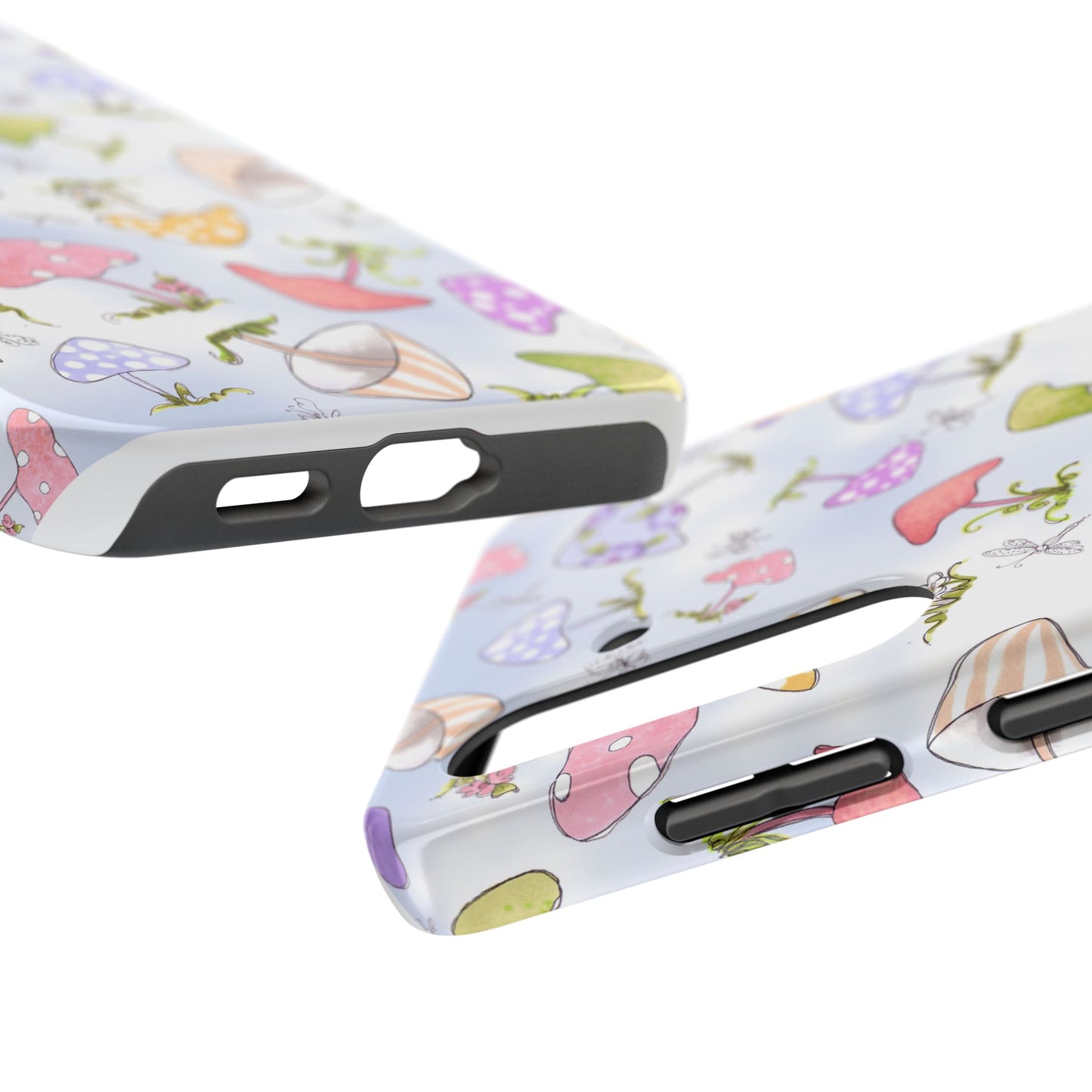 Mushroom Toss Blue Phone Case