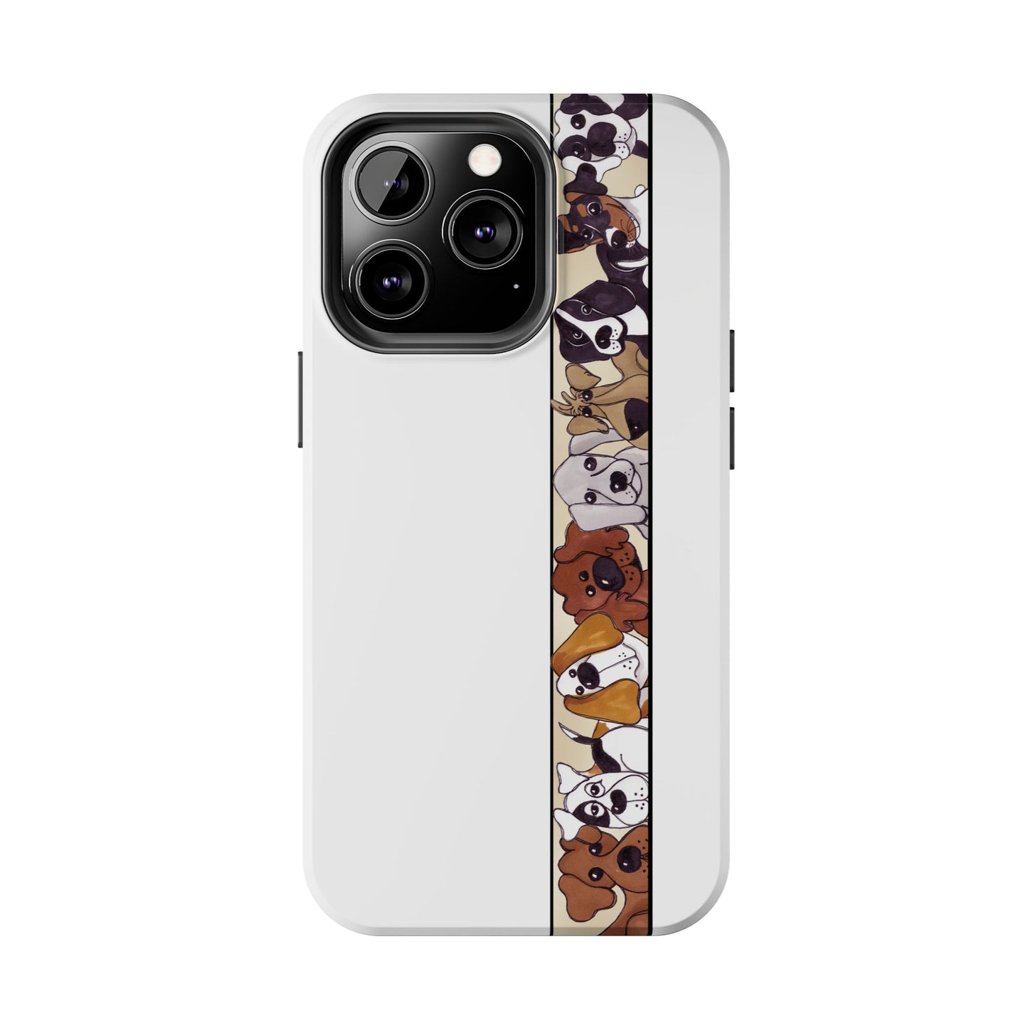 Doggie Delight Border Phone Case