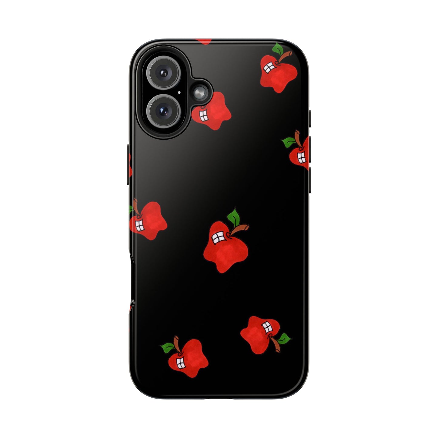 Flying Apples Black Phone Case