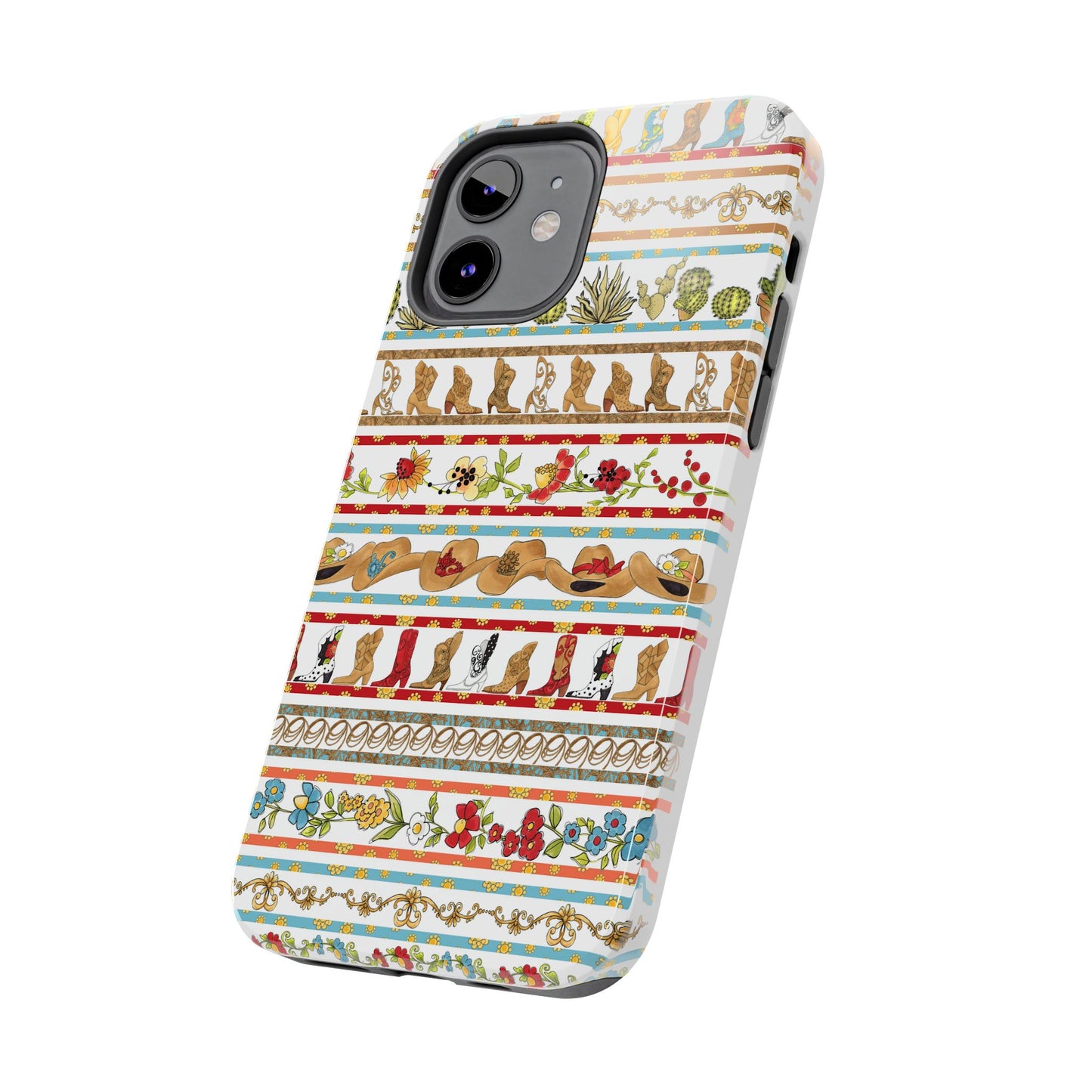 Whoa Borders White Phone Case