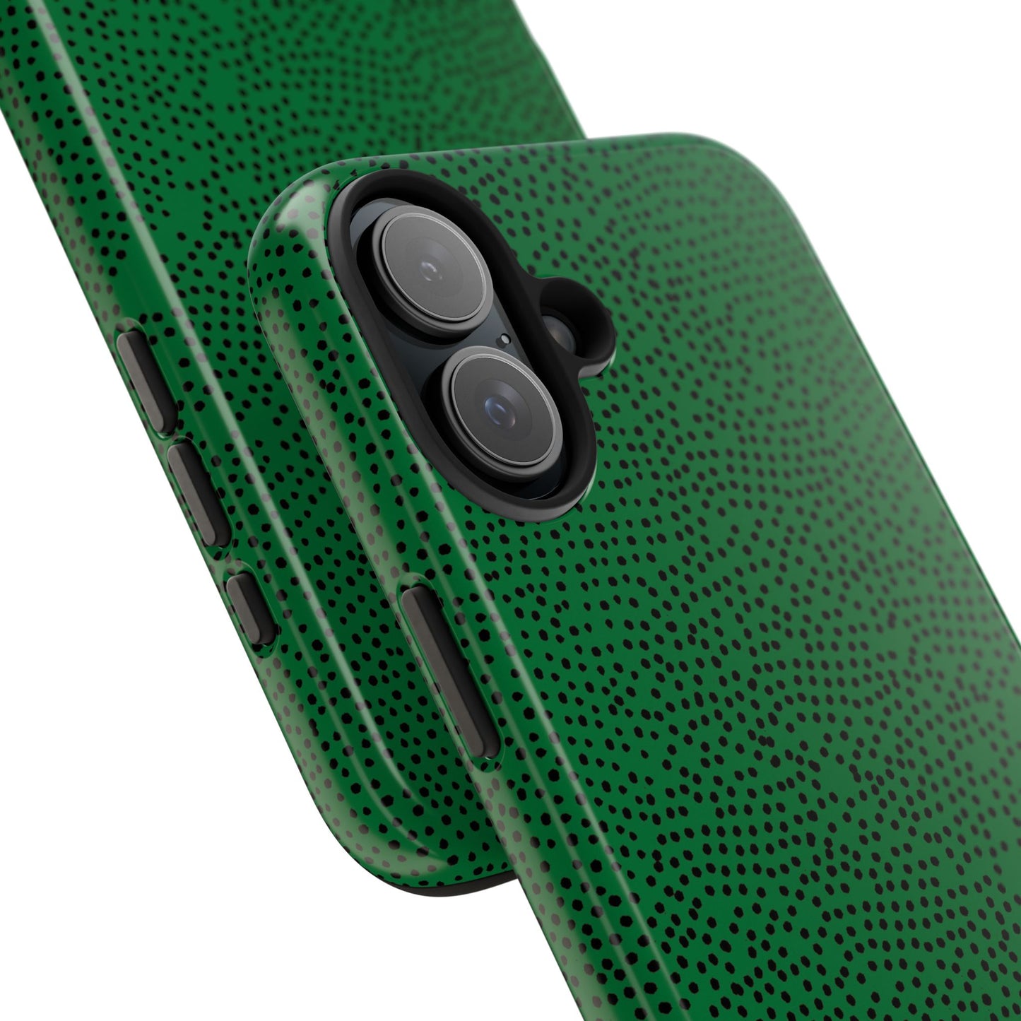 Mini Dot Green / Black Phone Case