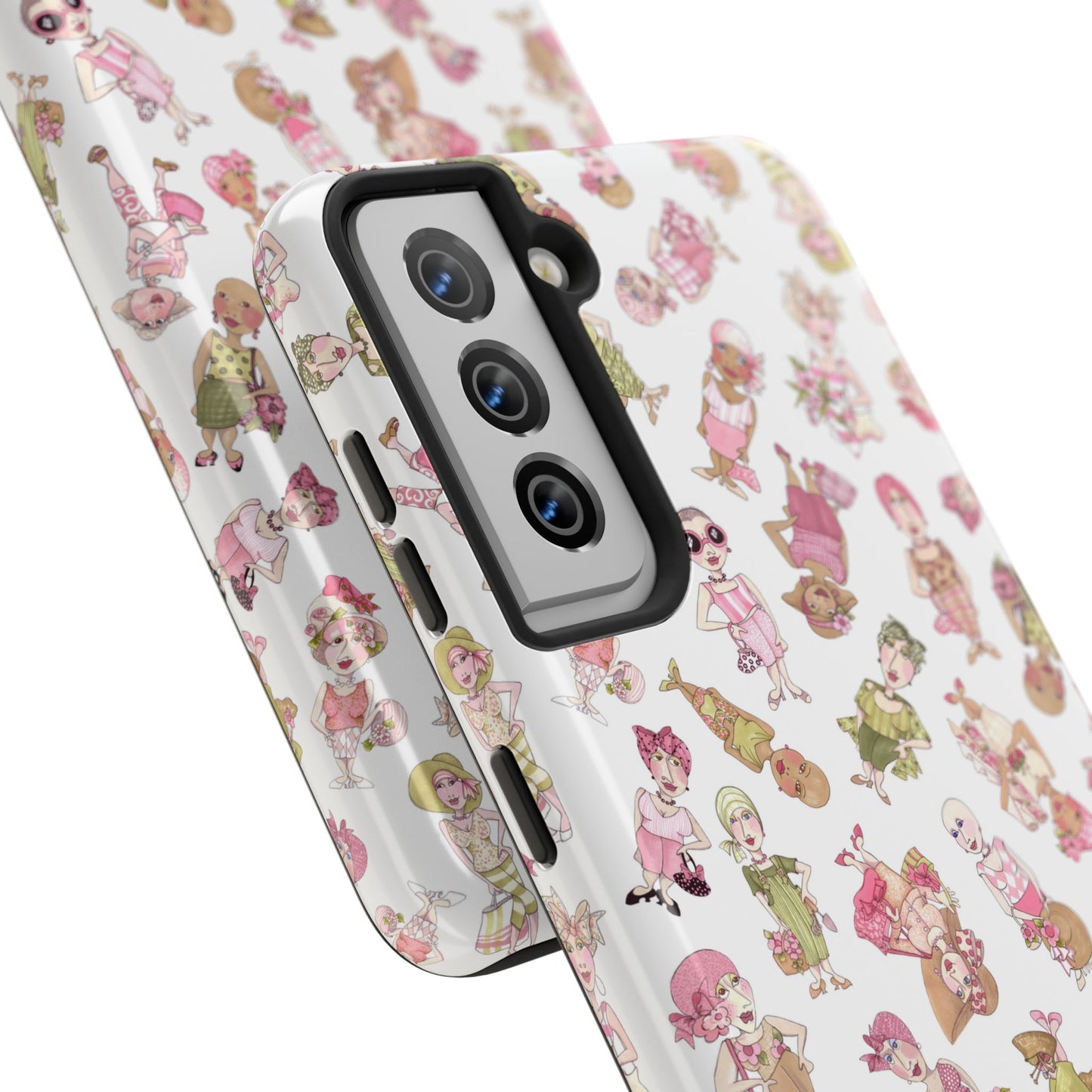 Tossed Ladies White Phone Case