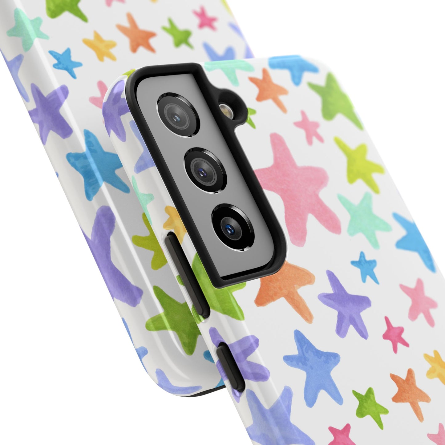 Happy Stars White Phone Case