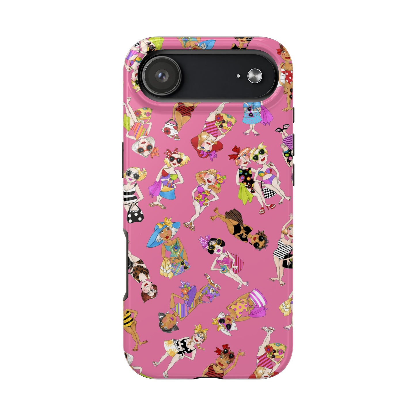 Tossed Beauties Pink Phone Case