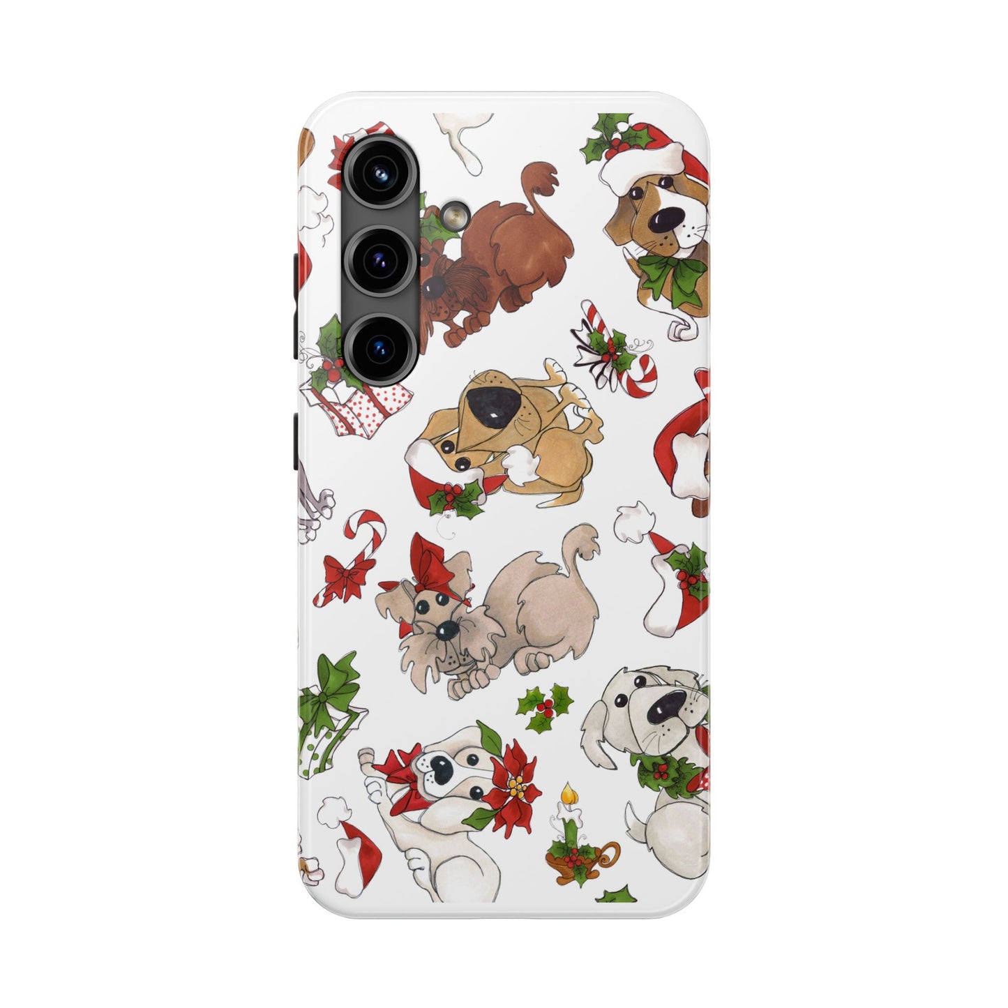 Doggie Toss White Phone Case
