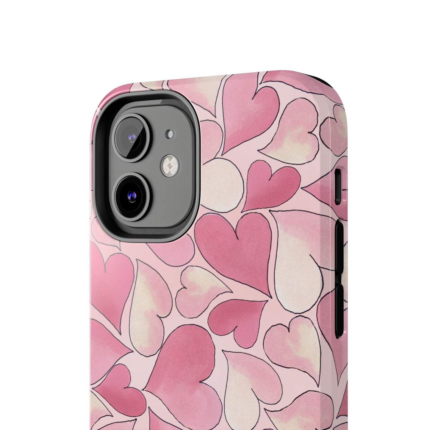 Hearts Pink Sky Phone Case