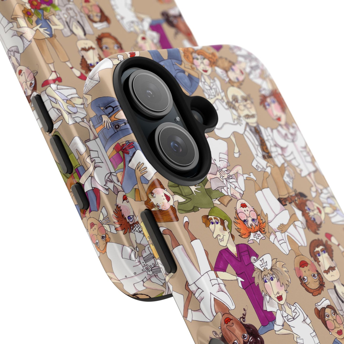 Diverse Nurse Khaki Phone Case