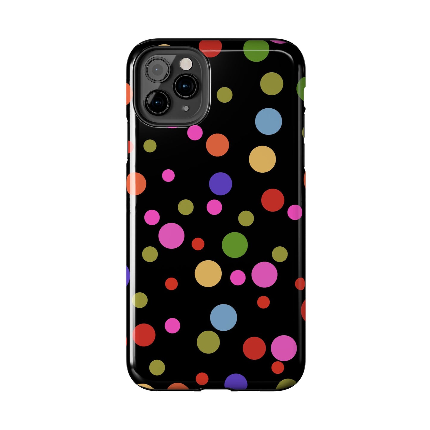 Dot Assortment Black Phone Case