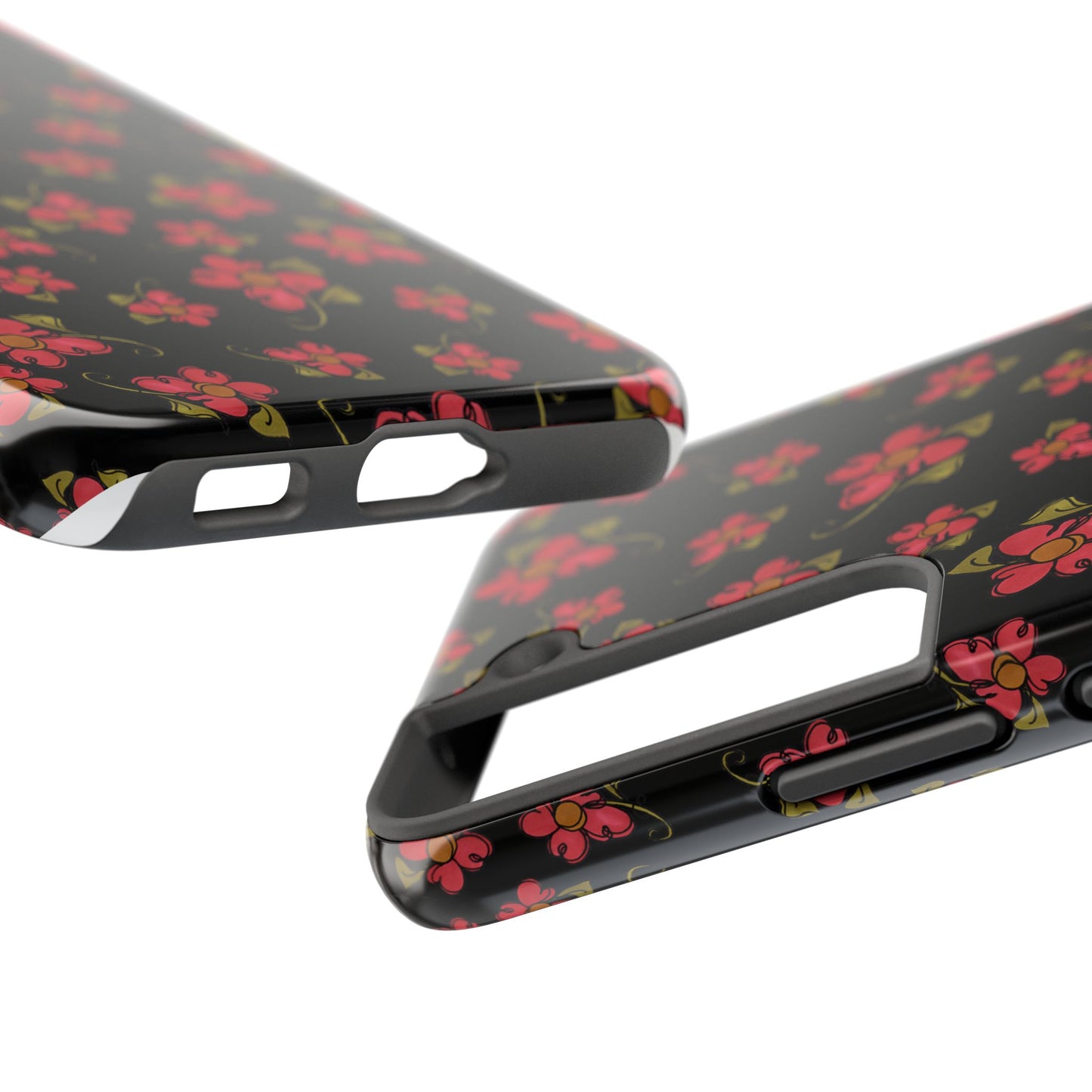 Daisy Caper Black Phone Case