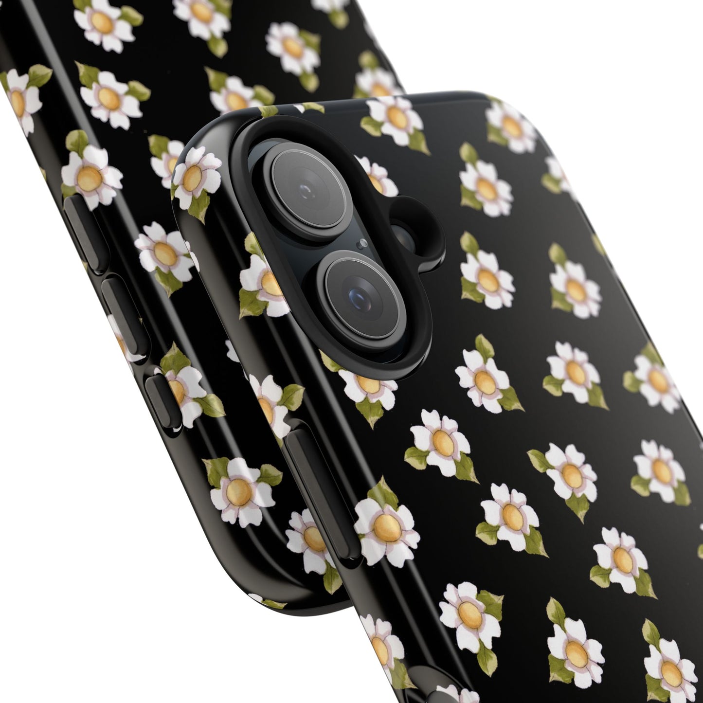 Daisies Black Phone Case
