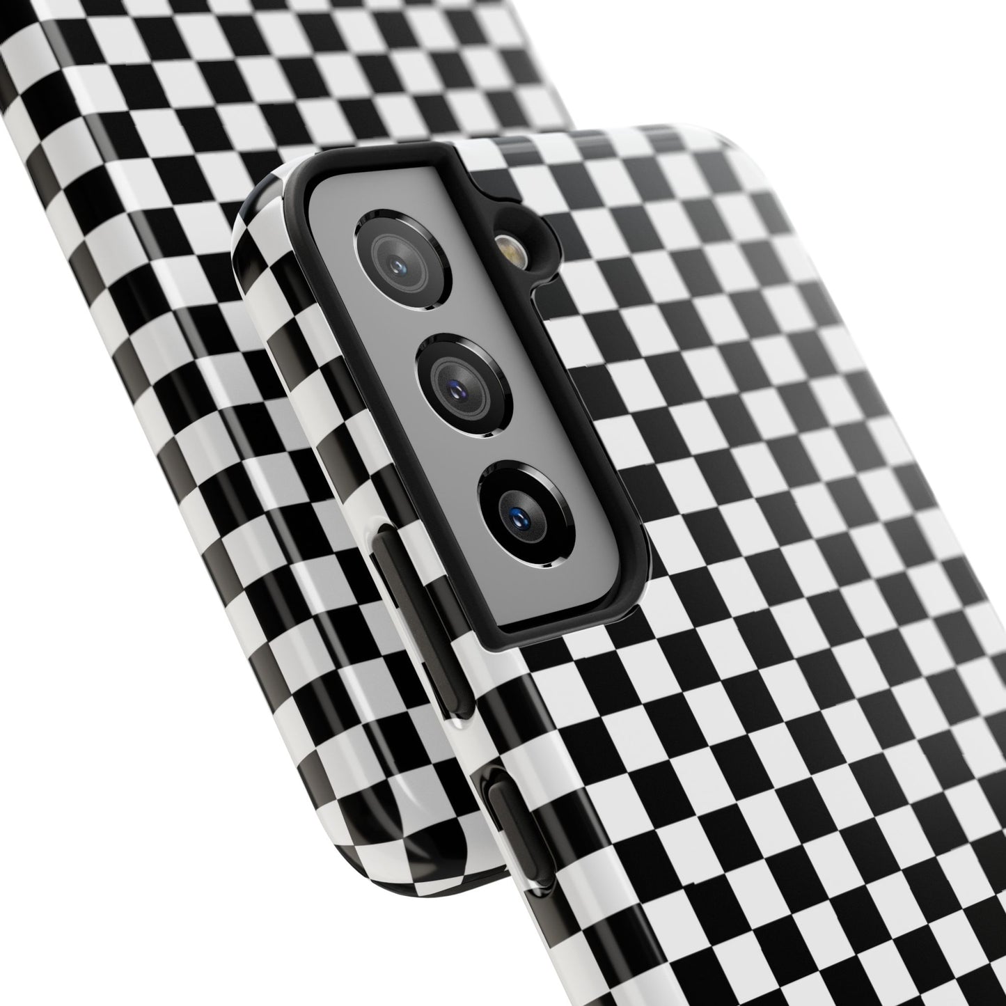 Checkerboard Black / White Phone Case