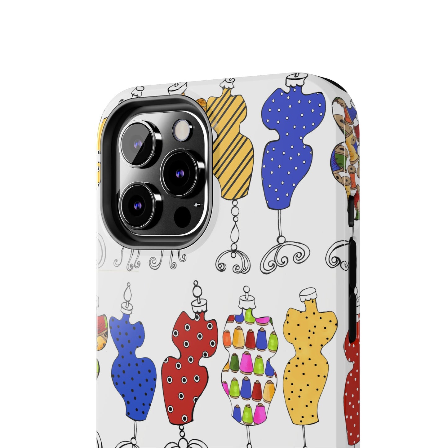 Go Figure White / Multi Phone Case