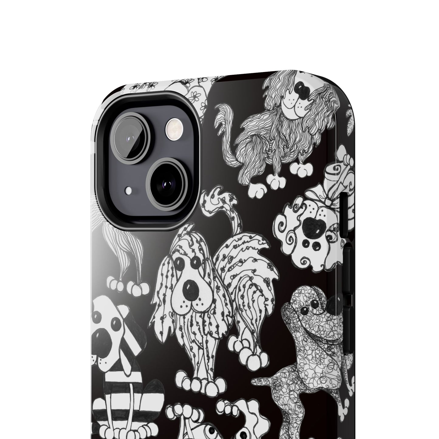 Dear Doggies Black Phone Case