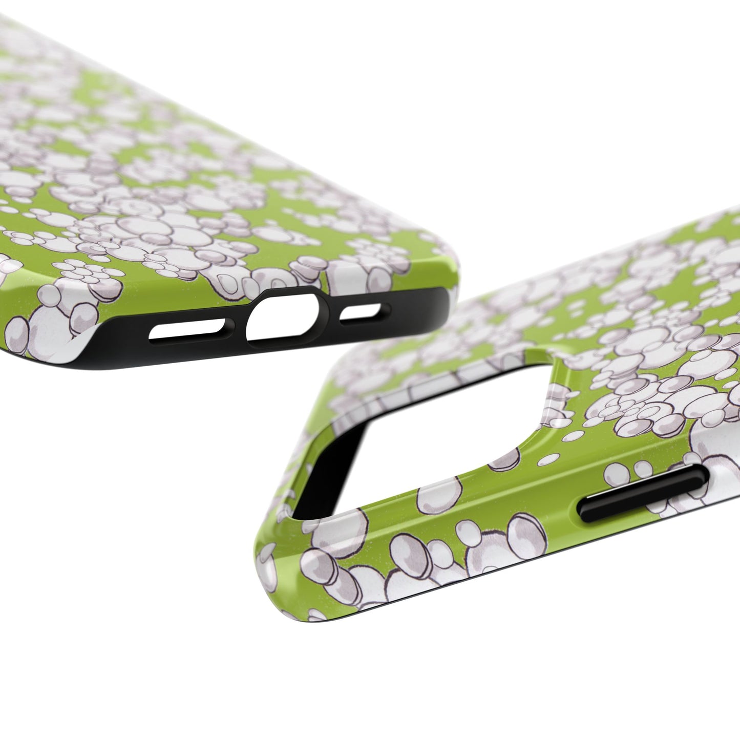 Bubble Dots Green Phone Case