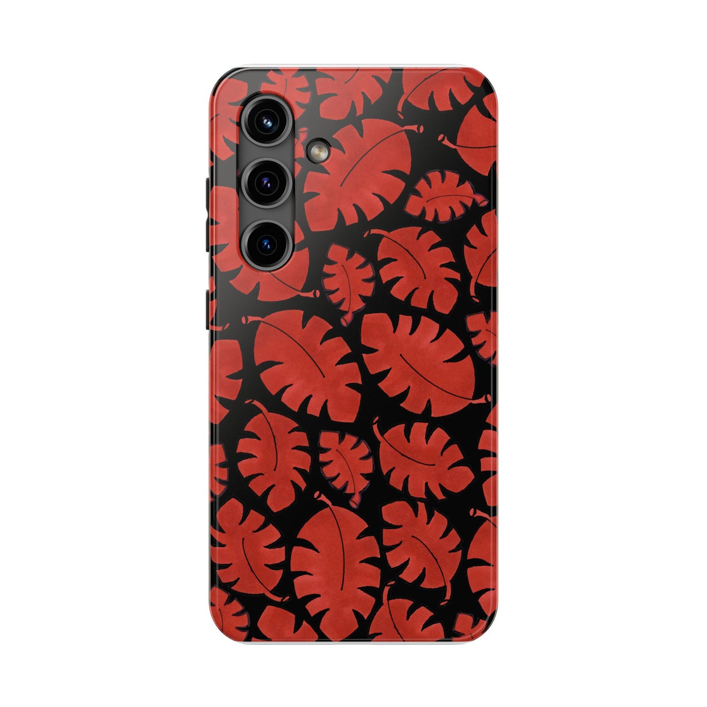 Red Bananas Black Phone Case
