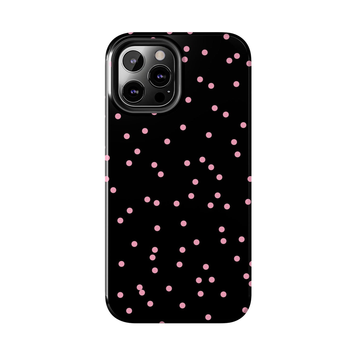 Space Dots Black / Pink Phone Case